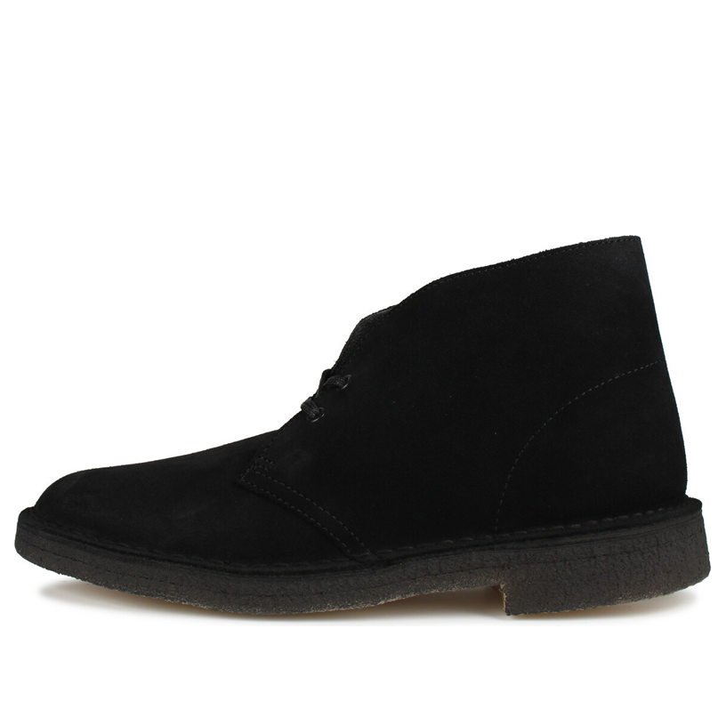 Clarks Desert Boots Suede 'Black' 26155480(MENS)