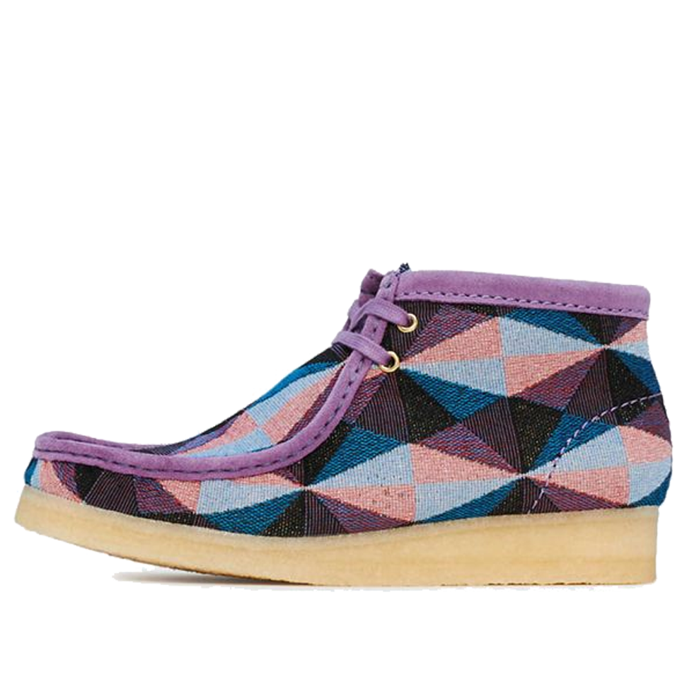 (WMNS) Clarks Wallabee Boots 'Purple Combination' 26164608(WOMENS)