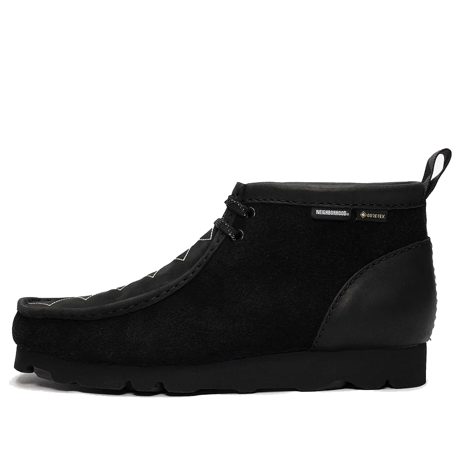 Clarks x Neighborhood Wallabee Boots GTX 'Black Combi Suede' 26166768(MENS)