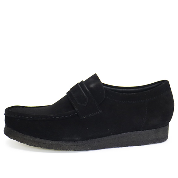 Clarks Wallabee Loafer Suede 'Black' 26172503(MENS)