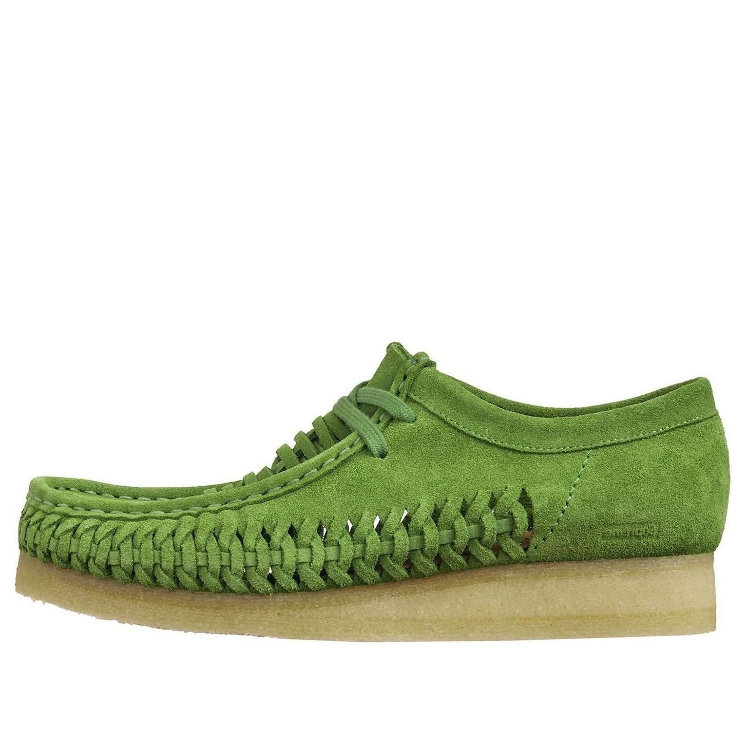 Clarks x Supreme Woven Wallabee 'Green' 26160848(MENS)