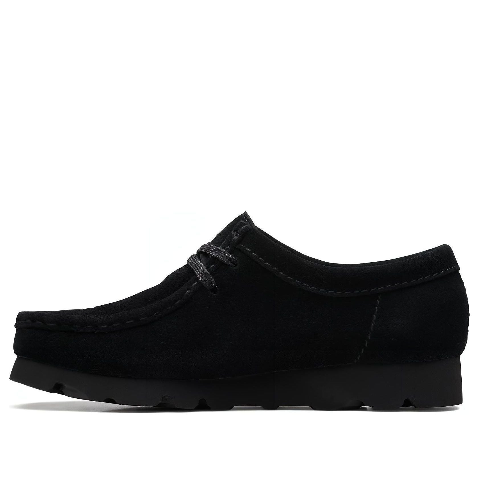 (WMNS) Clarks Wallabee Gore-Tex 'Black Suede' 26169024(WOMENS)