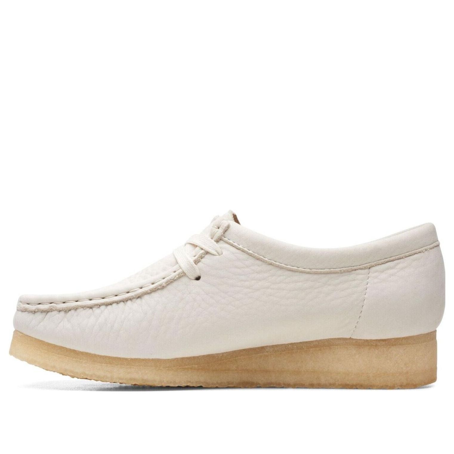 (WMNS) Clarks Wallabee 'White Nubuck' 26165560(WOMENS)