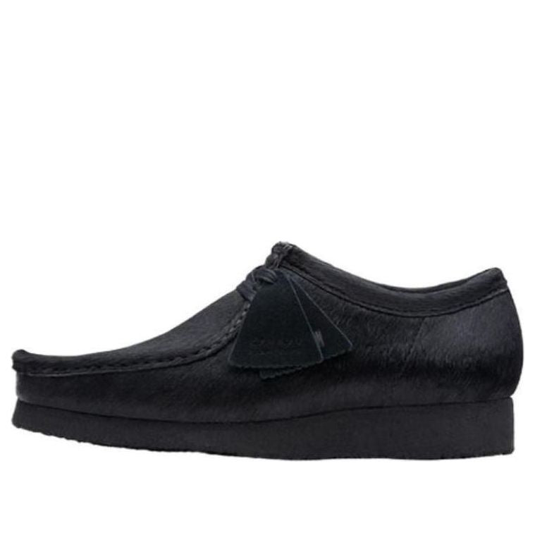 Clarks Wallabee Hair On 'Black' 26174031(MENS)