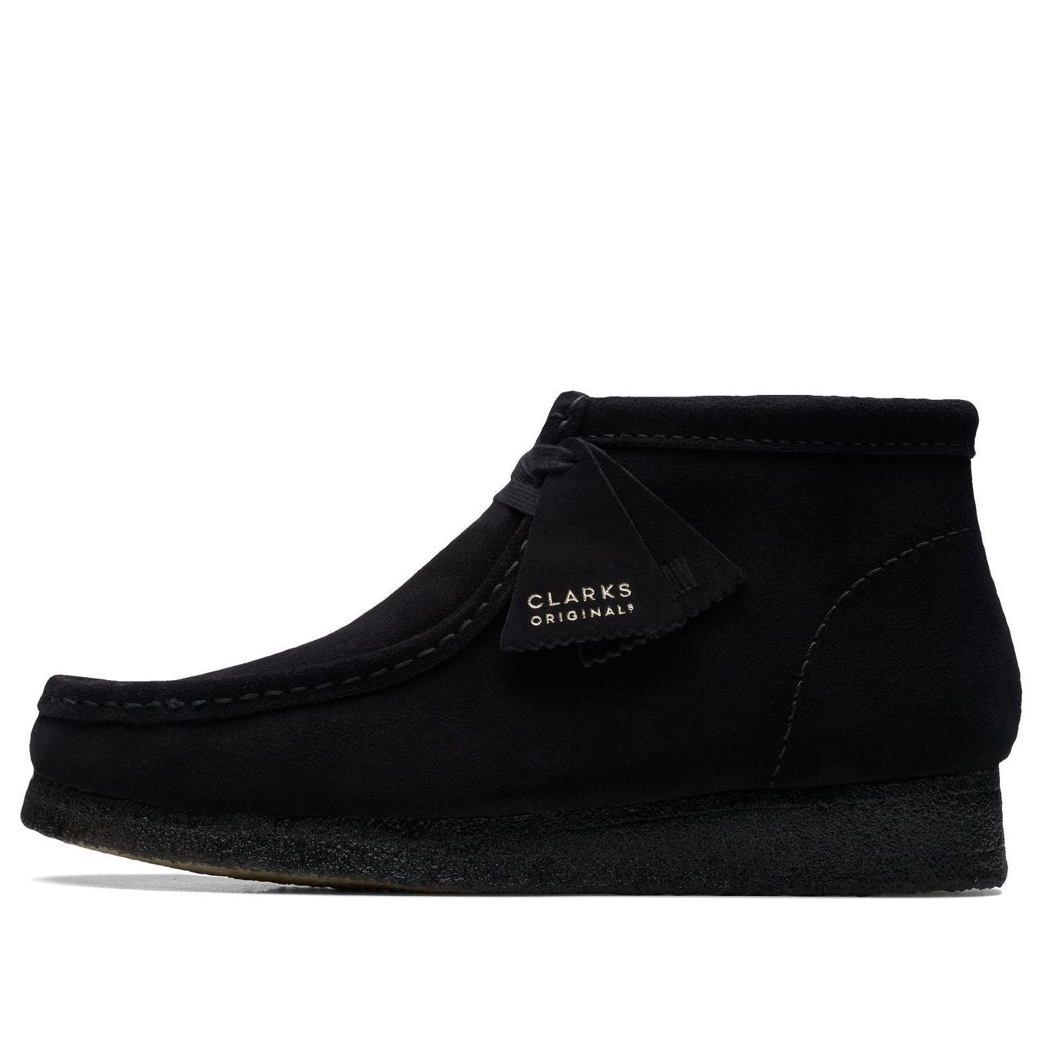 Clarks Wallabee Boots 'Black Suede' 261555177(MENS)