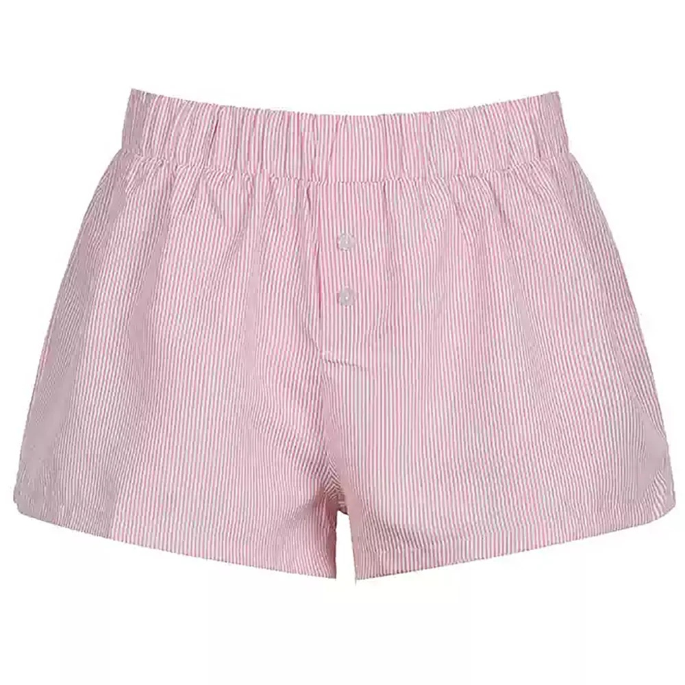 Soft Striped Lounge Shorts