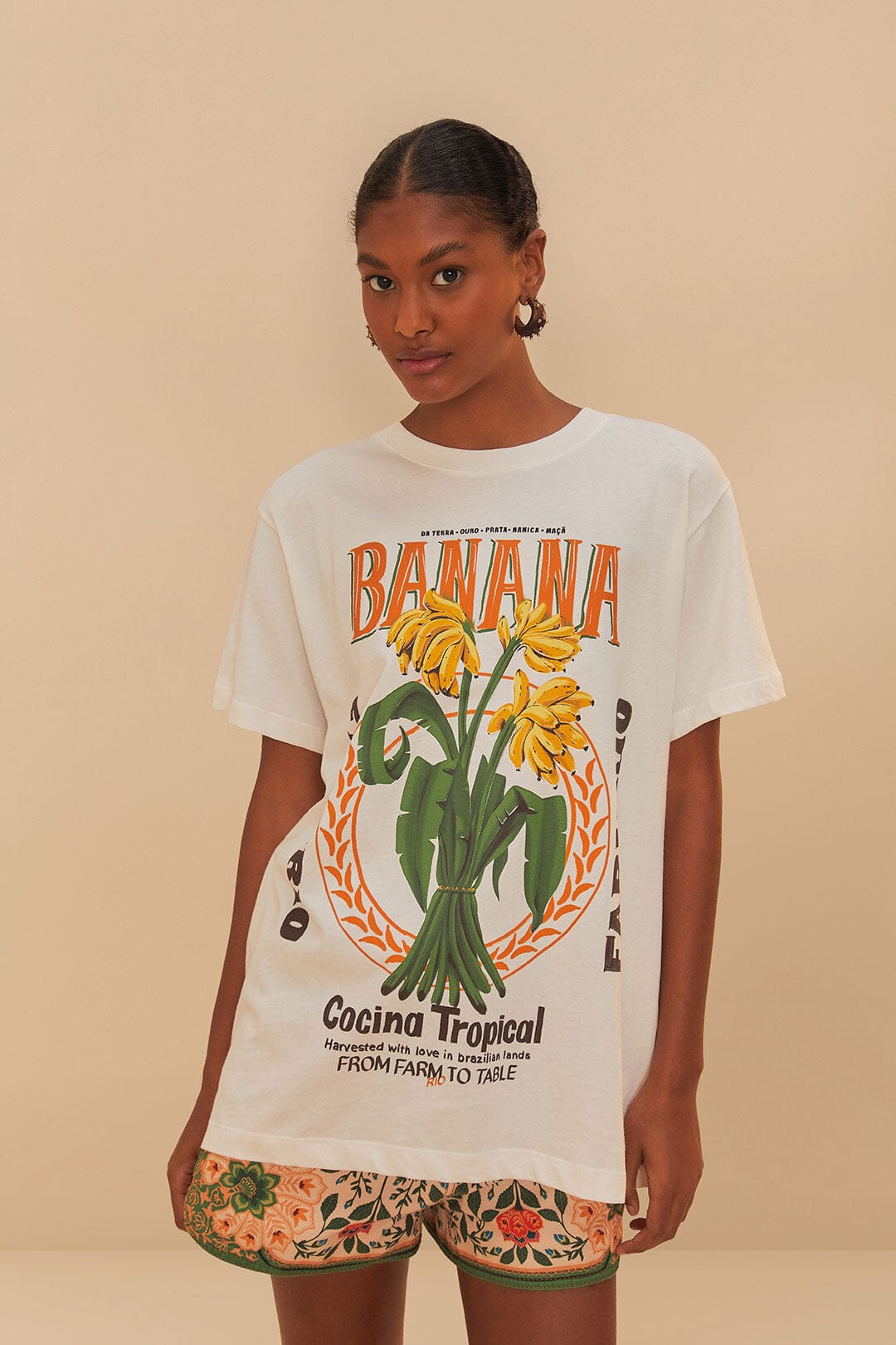 Off-White Banana Cocina Relaxed T-Shirt