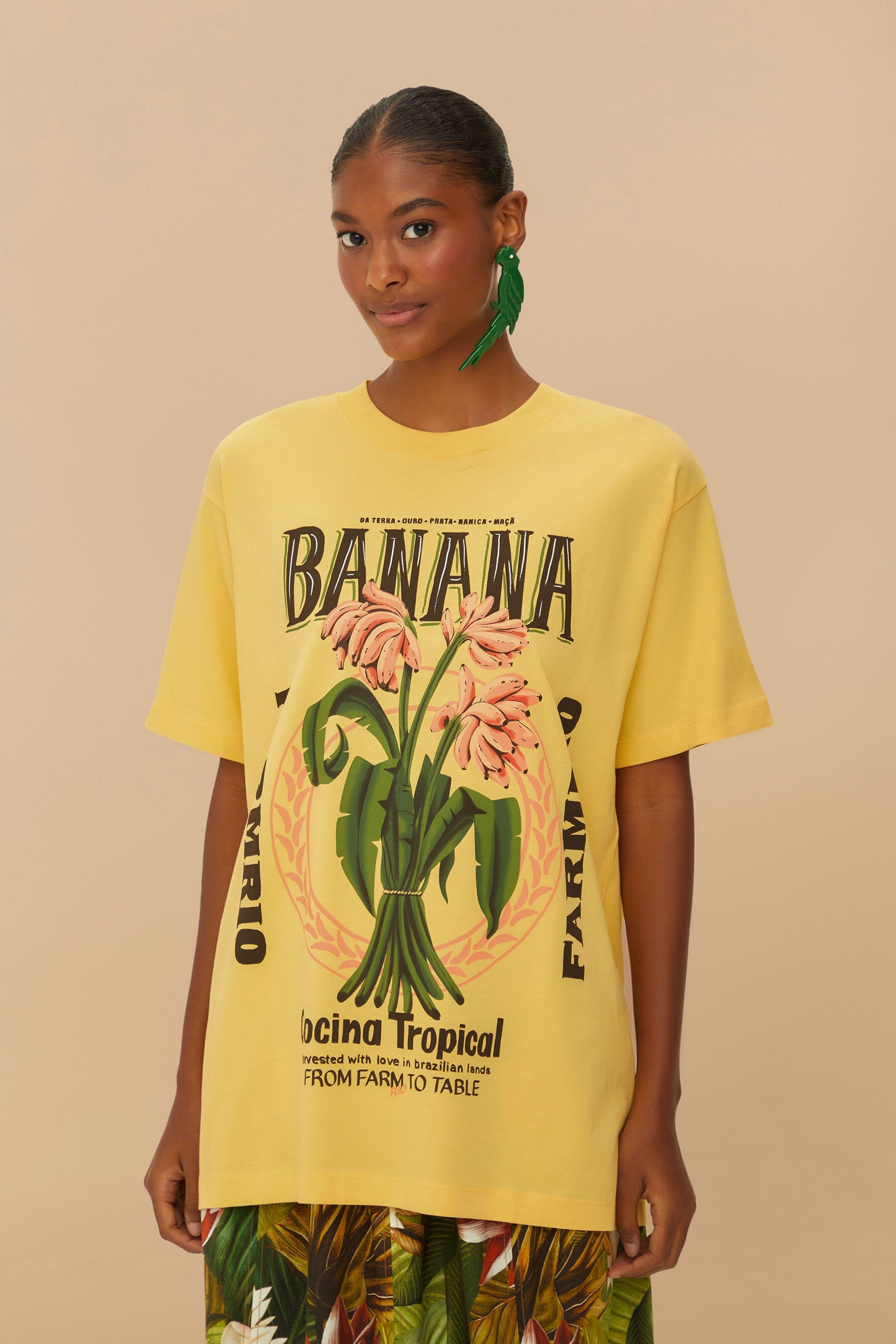 Yellow Banana Cocina Relaxed T-Shirt