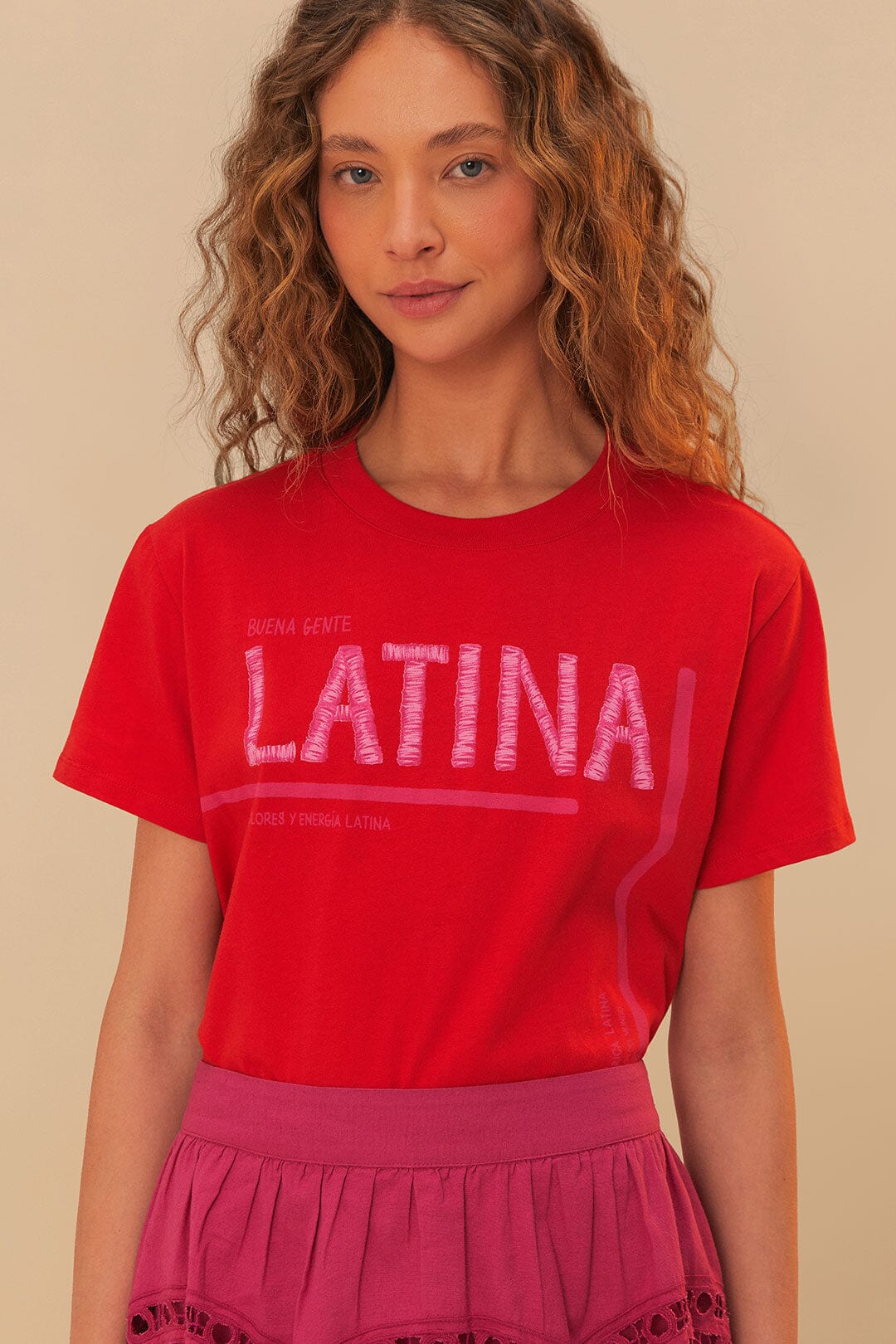 Red Latina T-Shirt