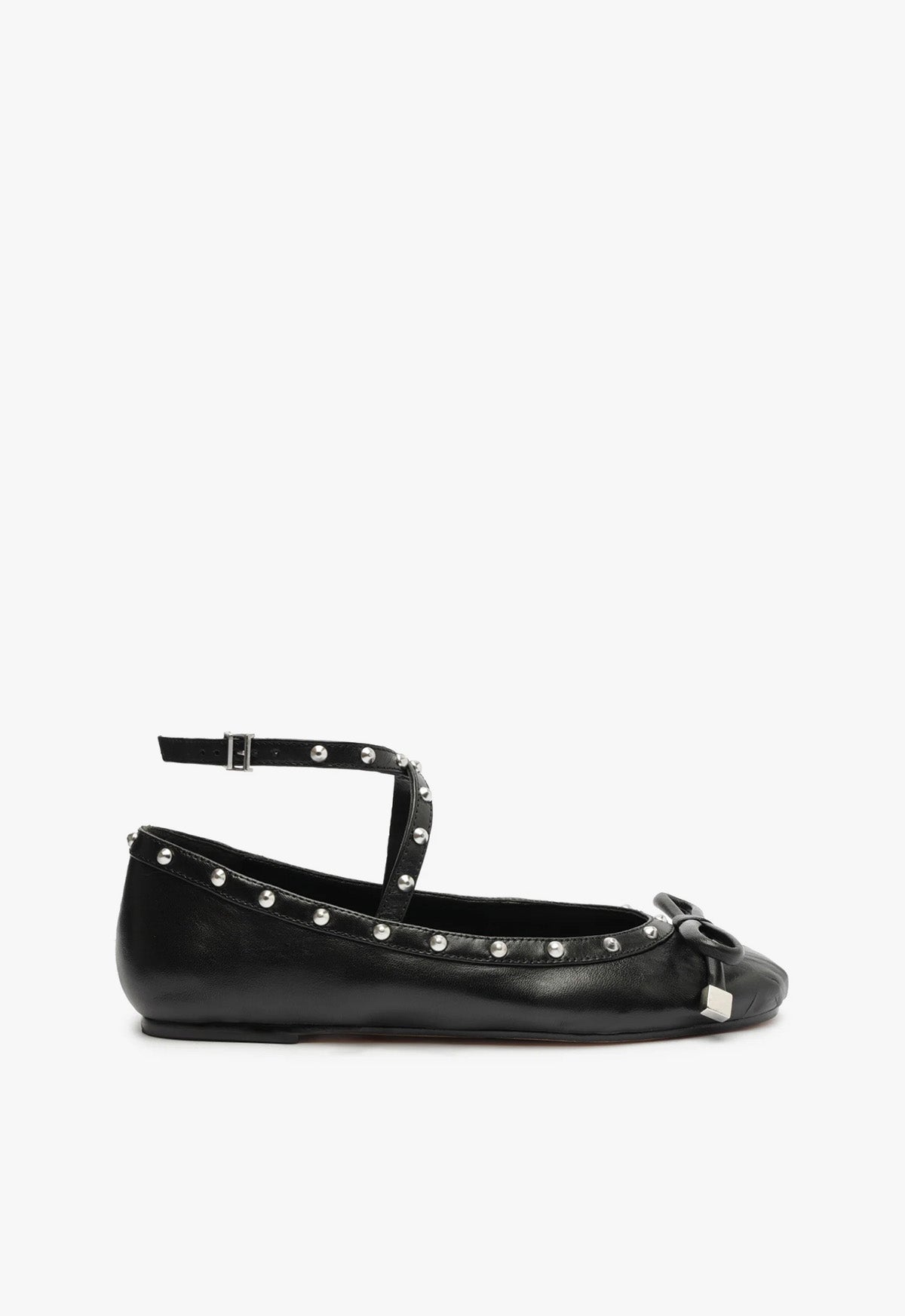 Larissa Nappa Leather Flat