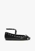 Larissa Nappa Leather Flat
