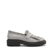 Christie Fringes Leather Flat