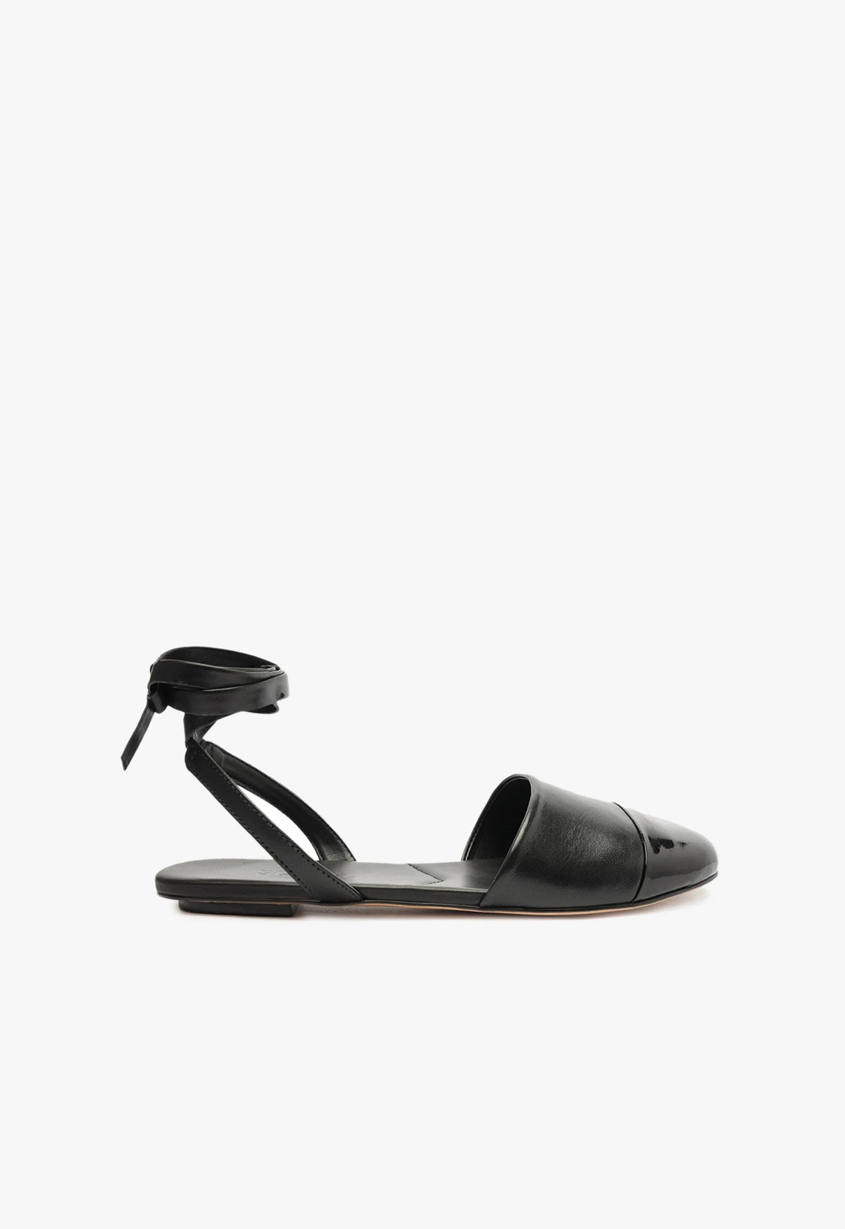 Ariel Leather Flat