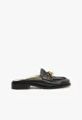 Luca Chain Leather Flat
