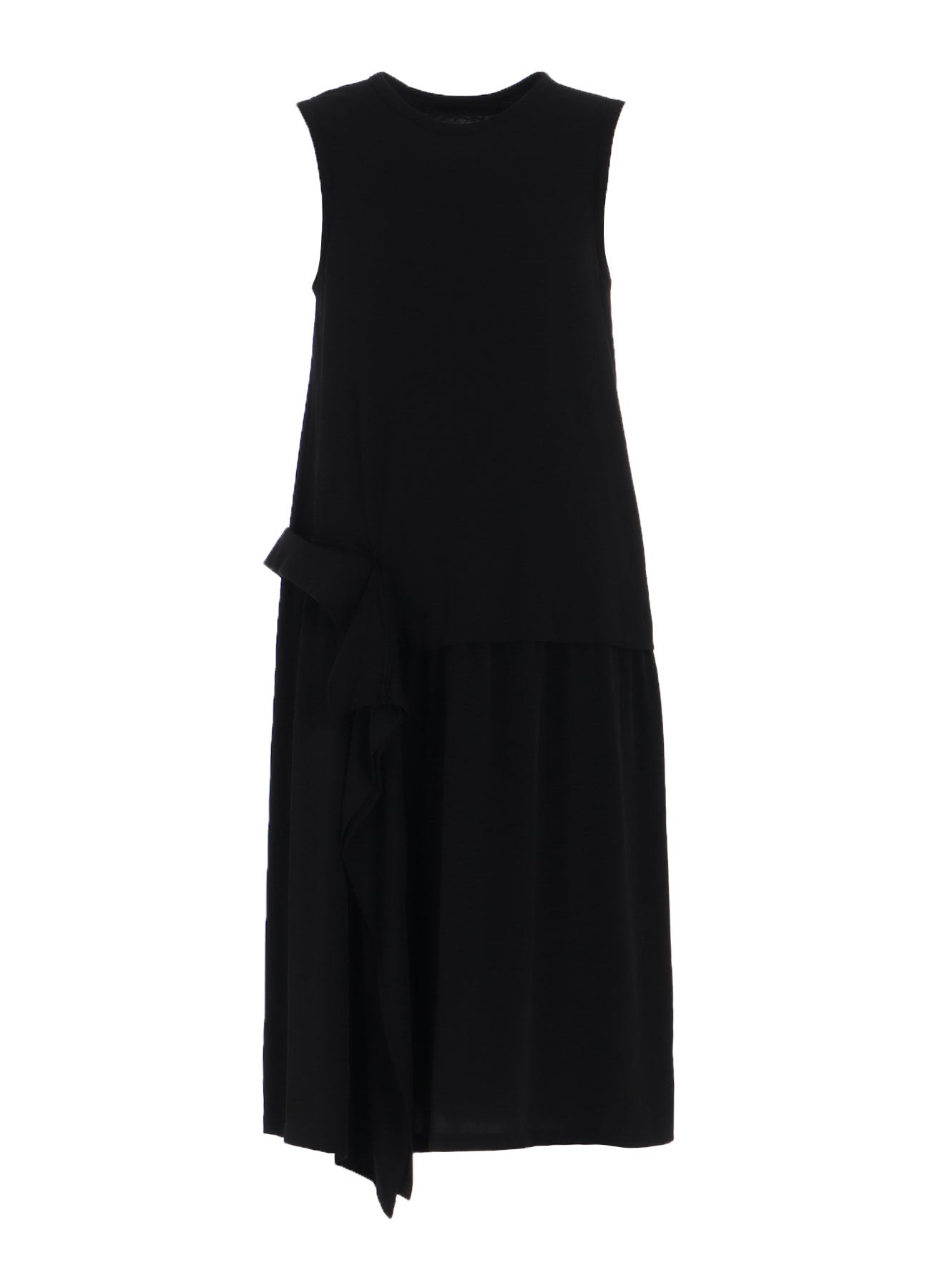 ULTIMA JERSEY + CREPE DE CHINE DOCKING SWING DRESSES