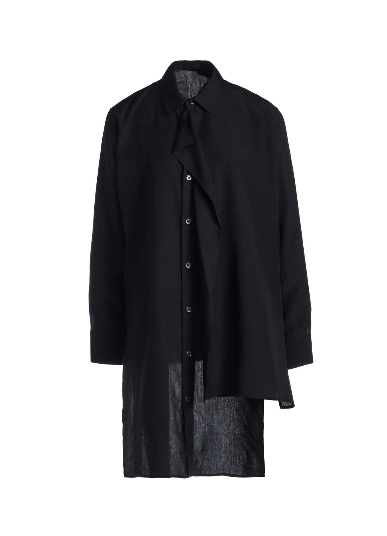 CELLULOSE POPLIN FRONT KNOT DETAIL BLOUSE