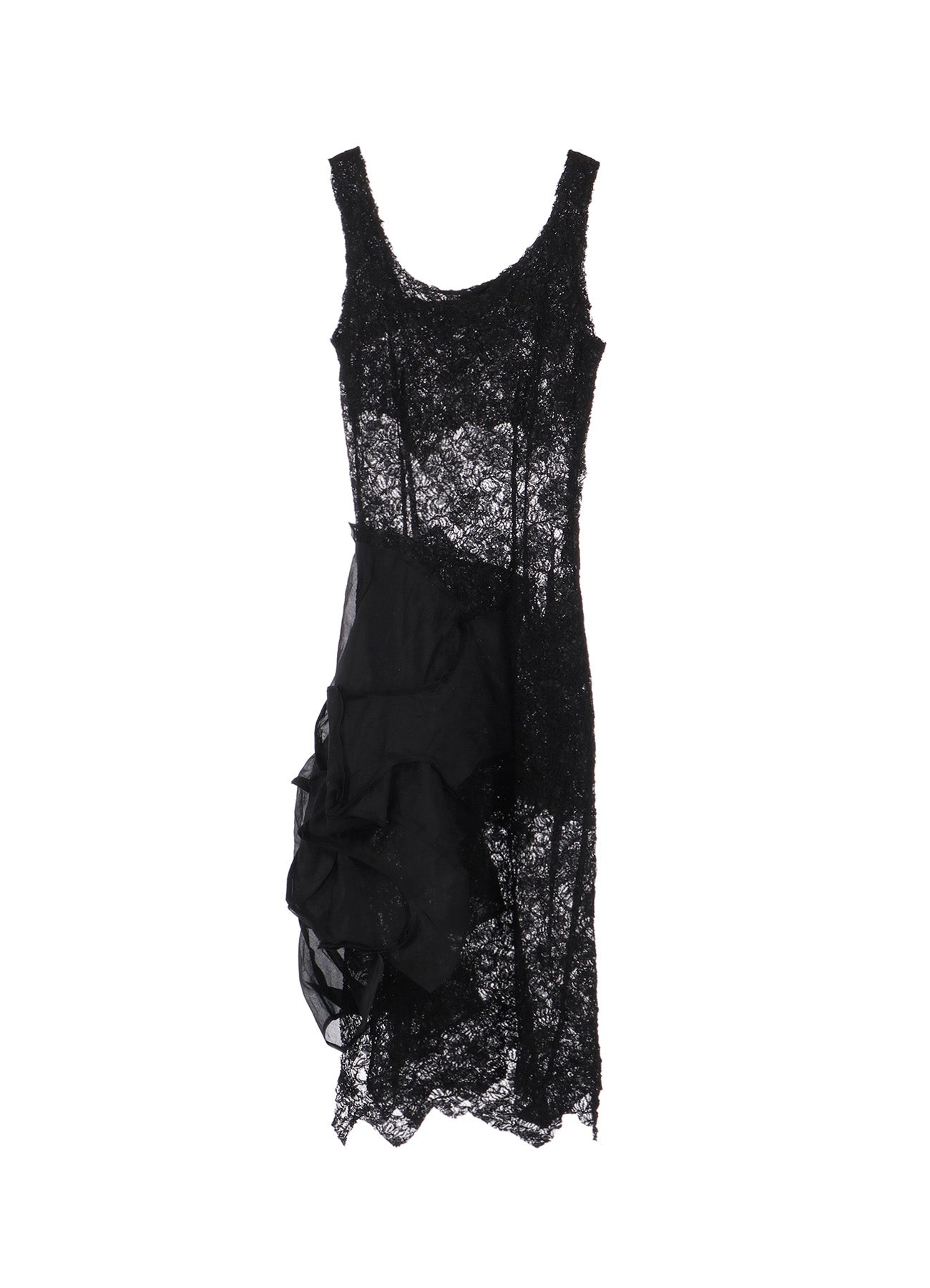 LACE PANEL 3D DRESS
