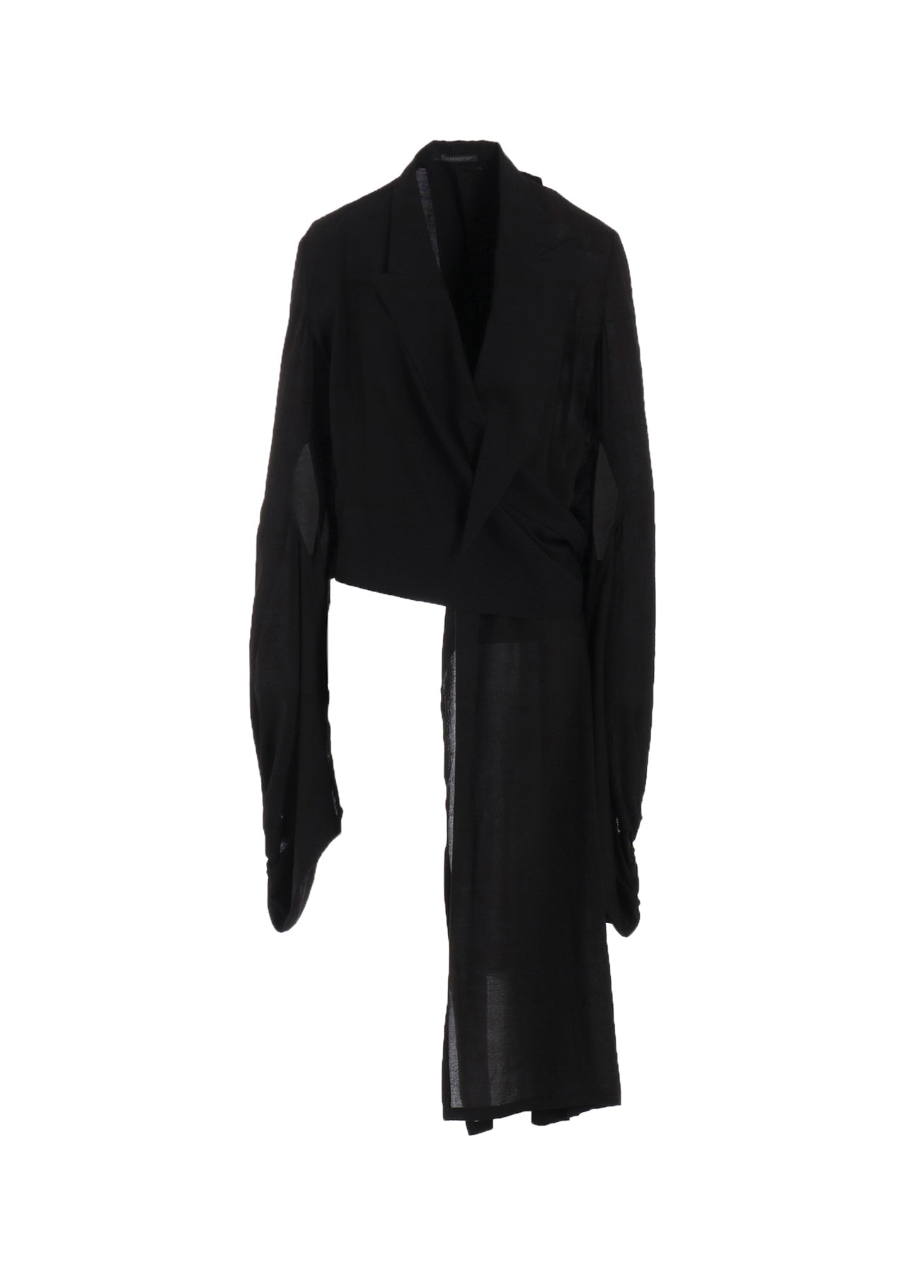BALLOON SLEEVE WRAP JACKET