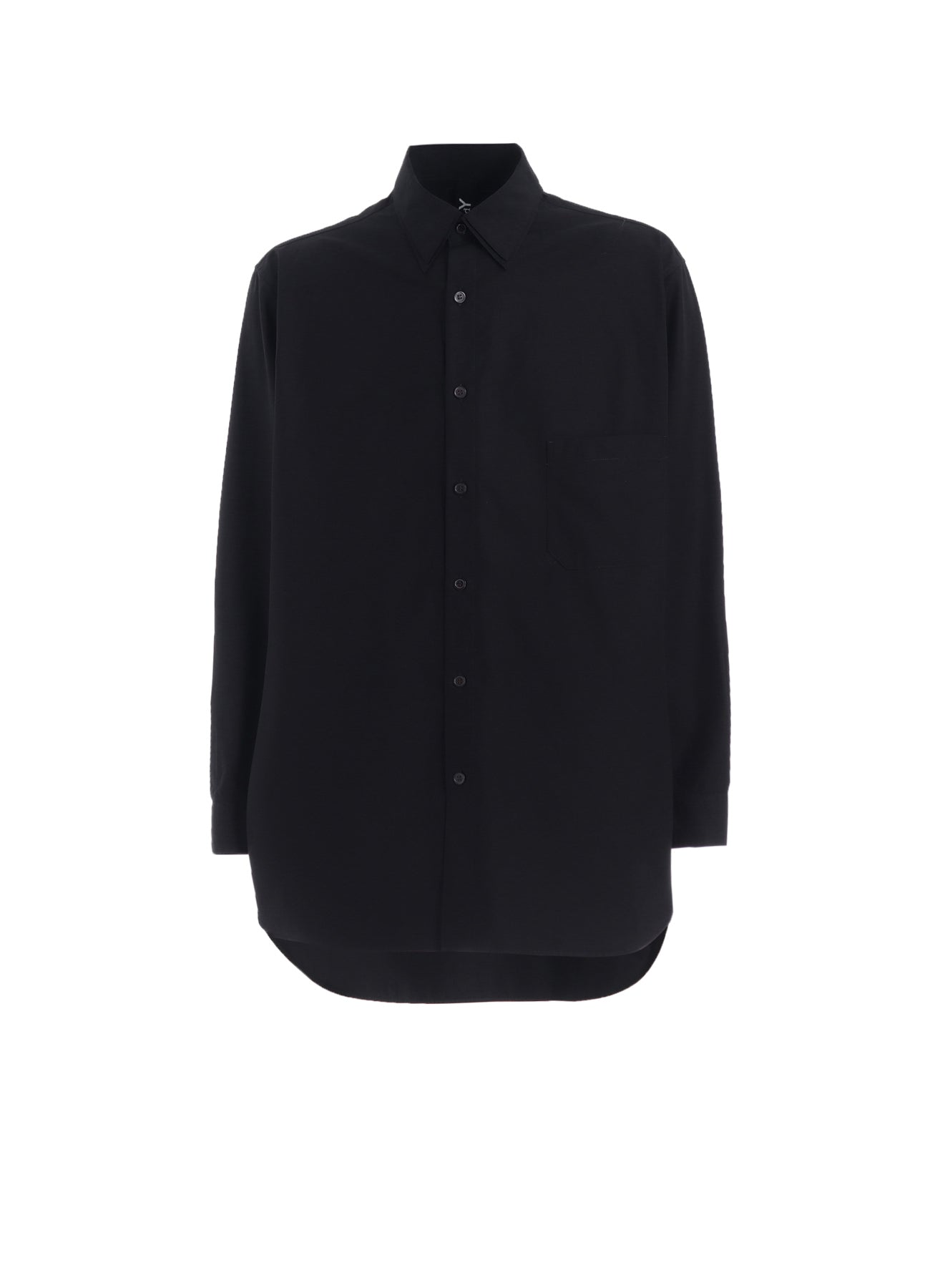 COTTON BROADCLOTH DOUBLE COLLAR SHIRT