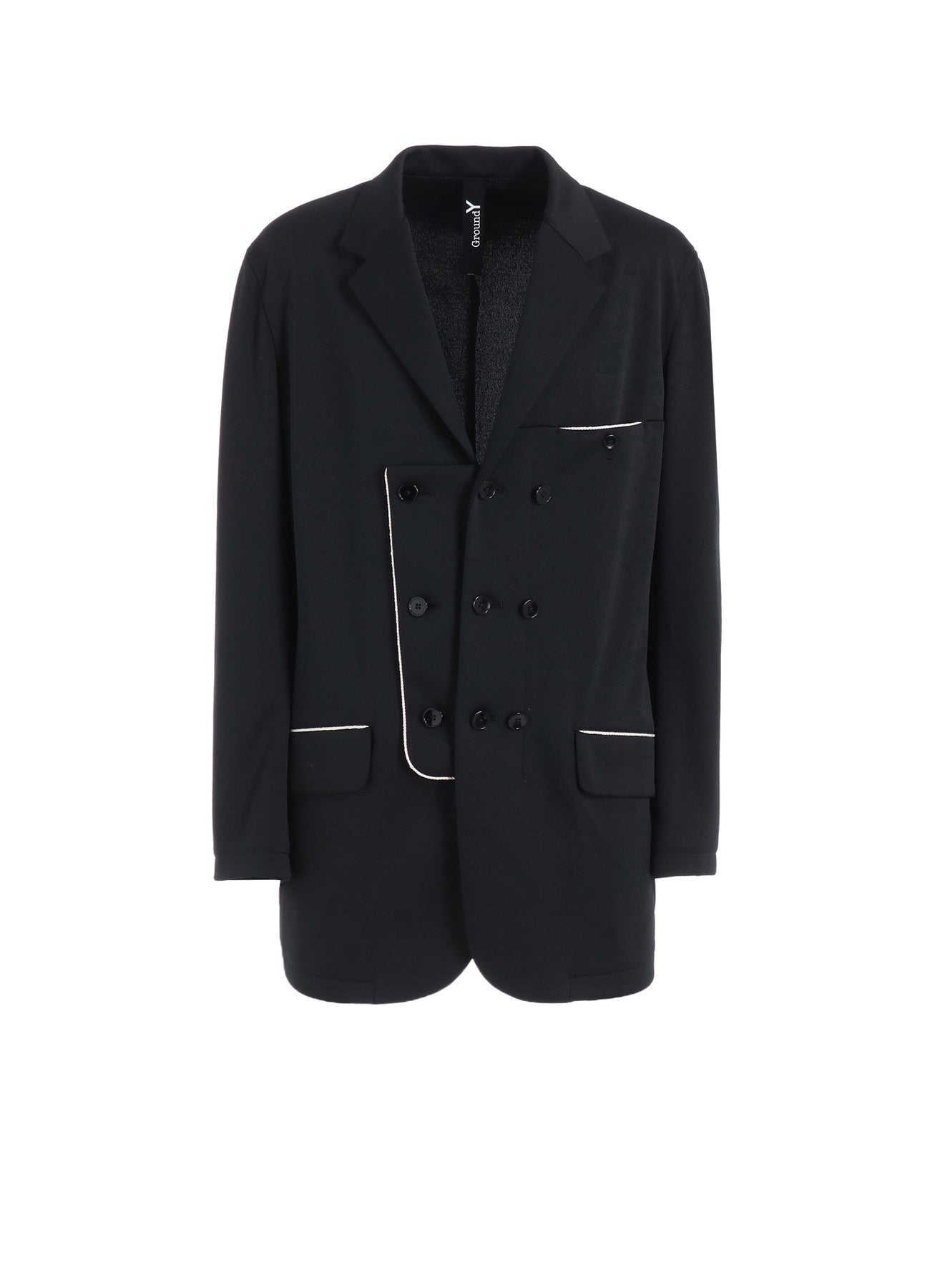 POLYESTER SMOOTH SWITCHING PIPING JACKET