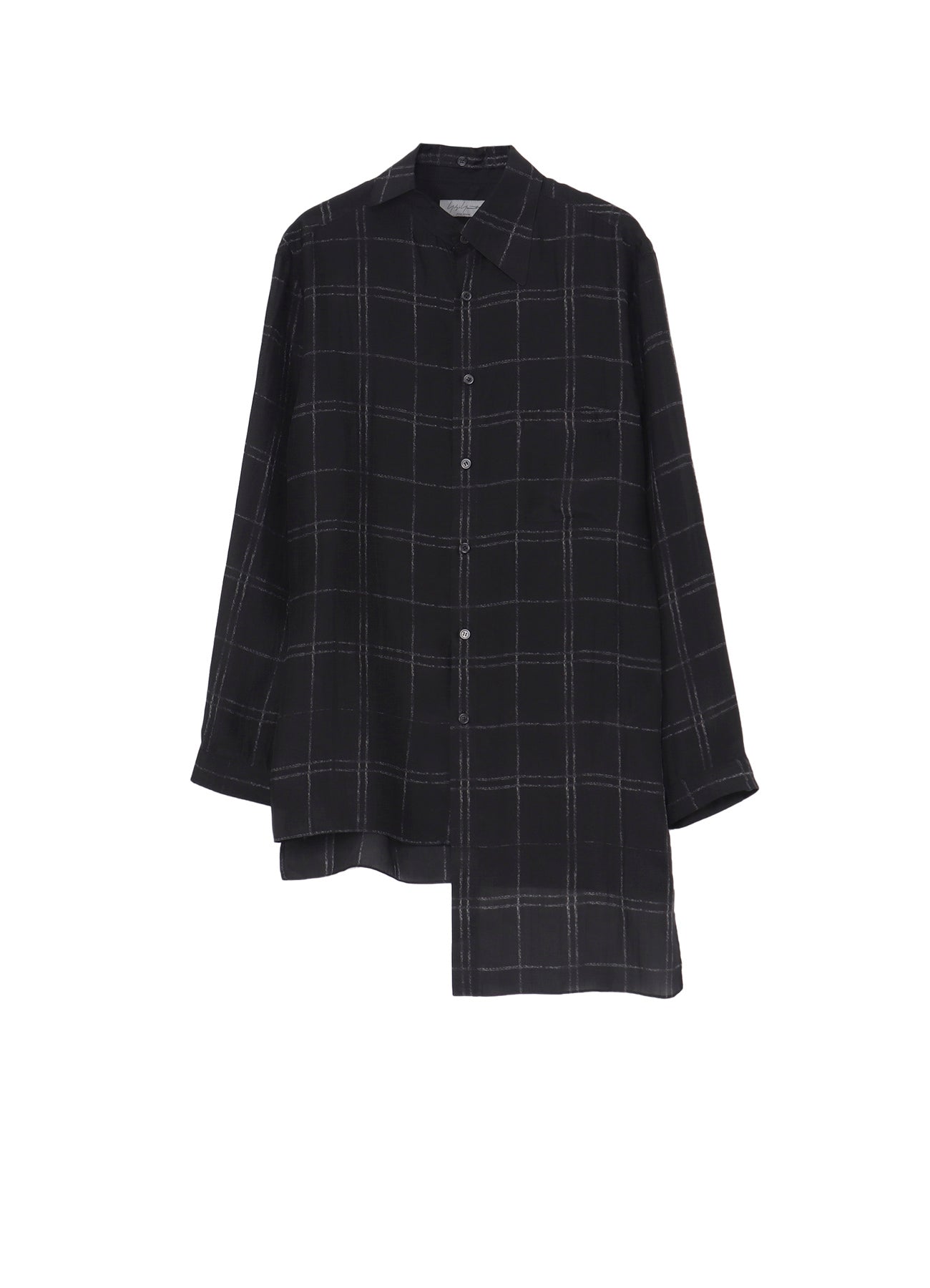 【4/19 10:00(JST) Release】【PIECE UNIQUE/AOYAMA】4 PLAID UNBALANCED BLOUSE