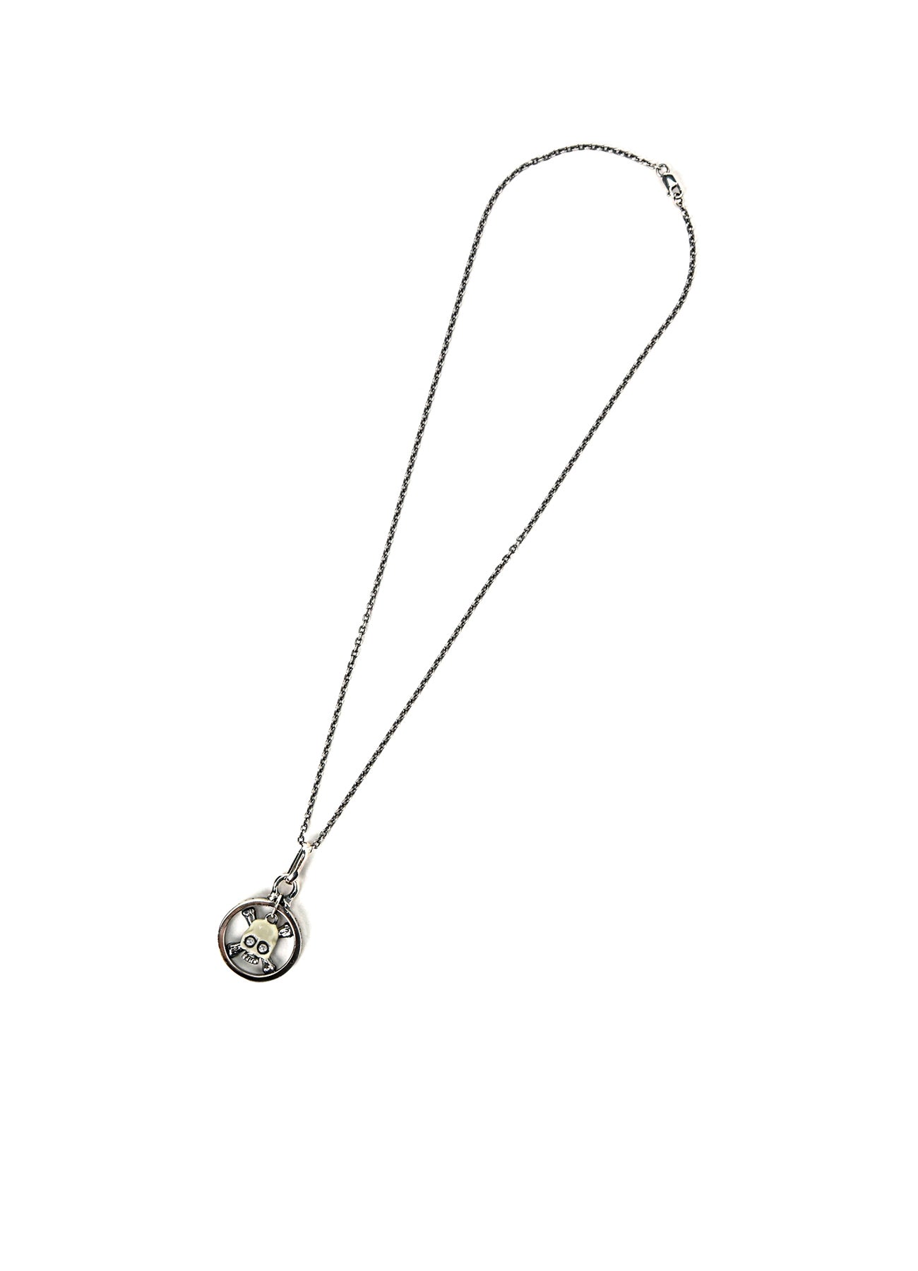 SV950 SKULL RINGCROSS PENDANT