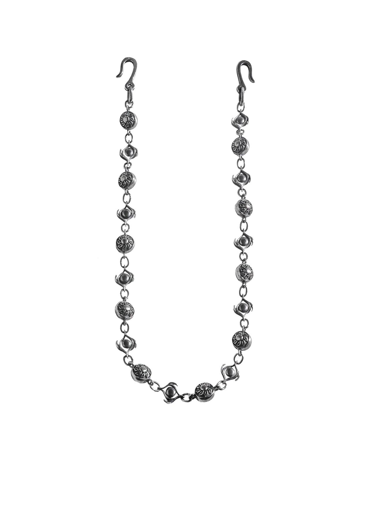 TIN ALLOY BKRHOD SUN CHAIN/SILVER