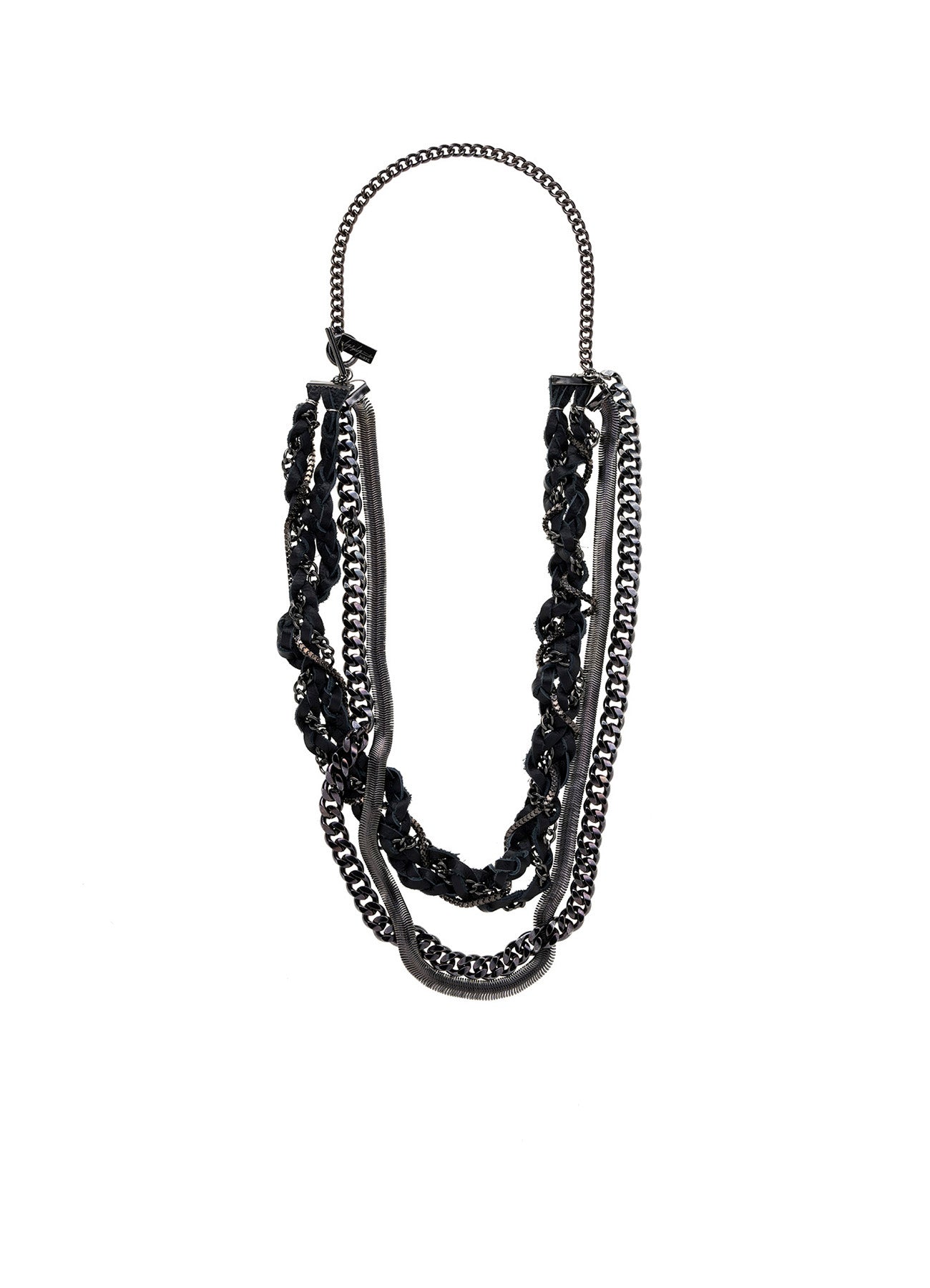 LEA/BR/BKNI BRAIDED NECKLACE