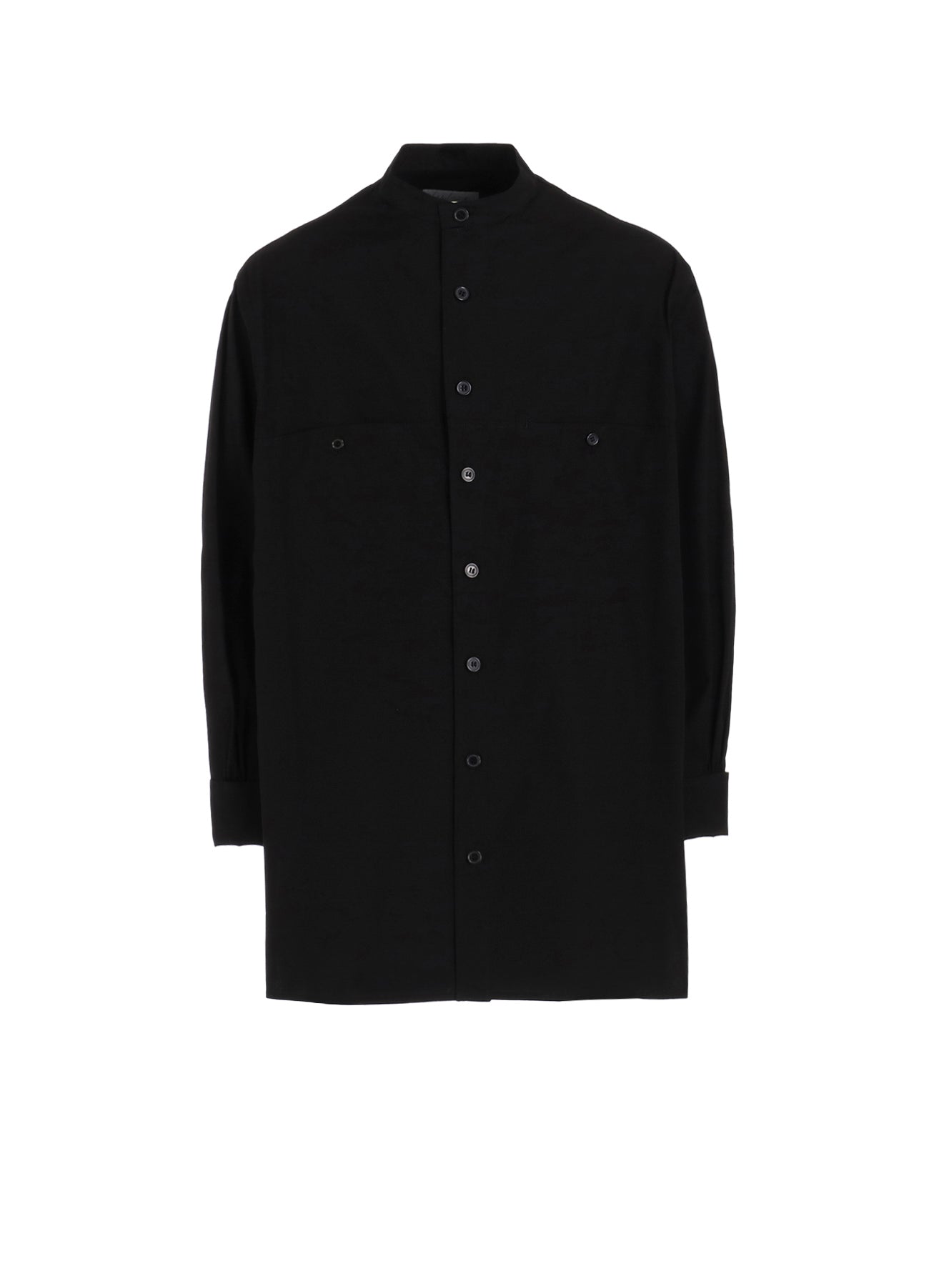CHAIN STITCH BROAD NO COLLAR BLOUSE