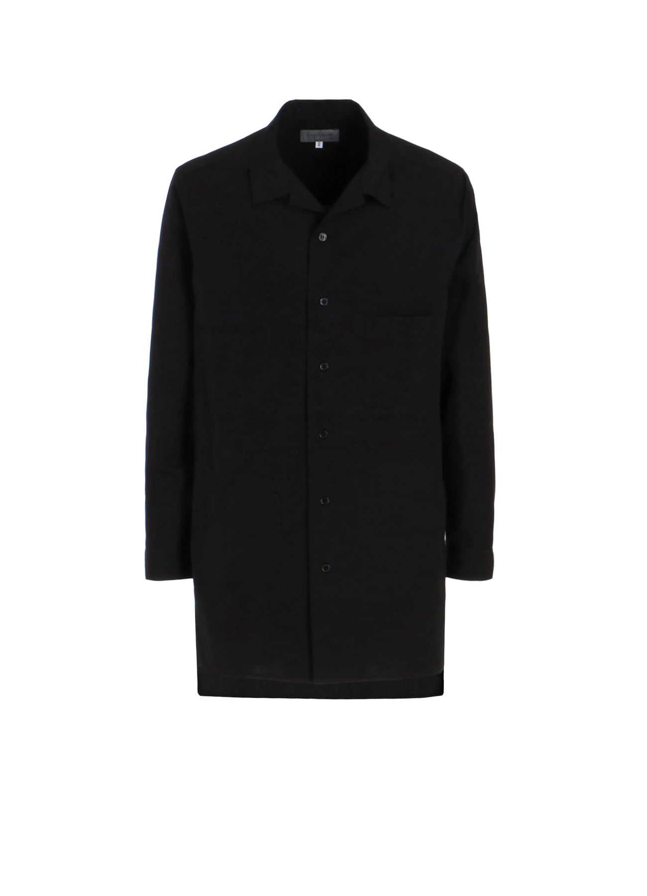 CHAIN STITCH BROAD OPEN COLLAR BLOUSE