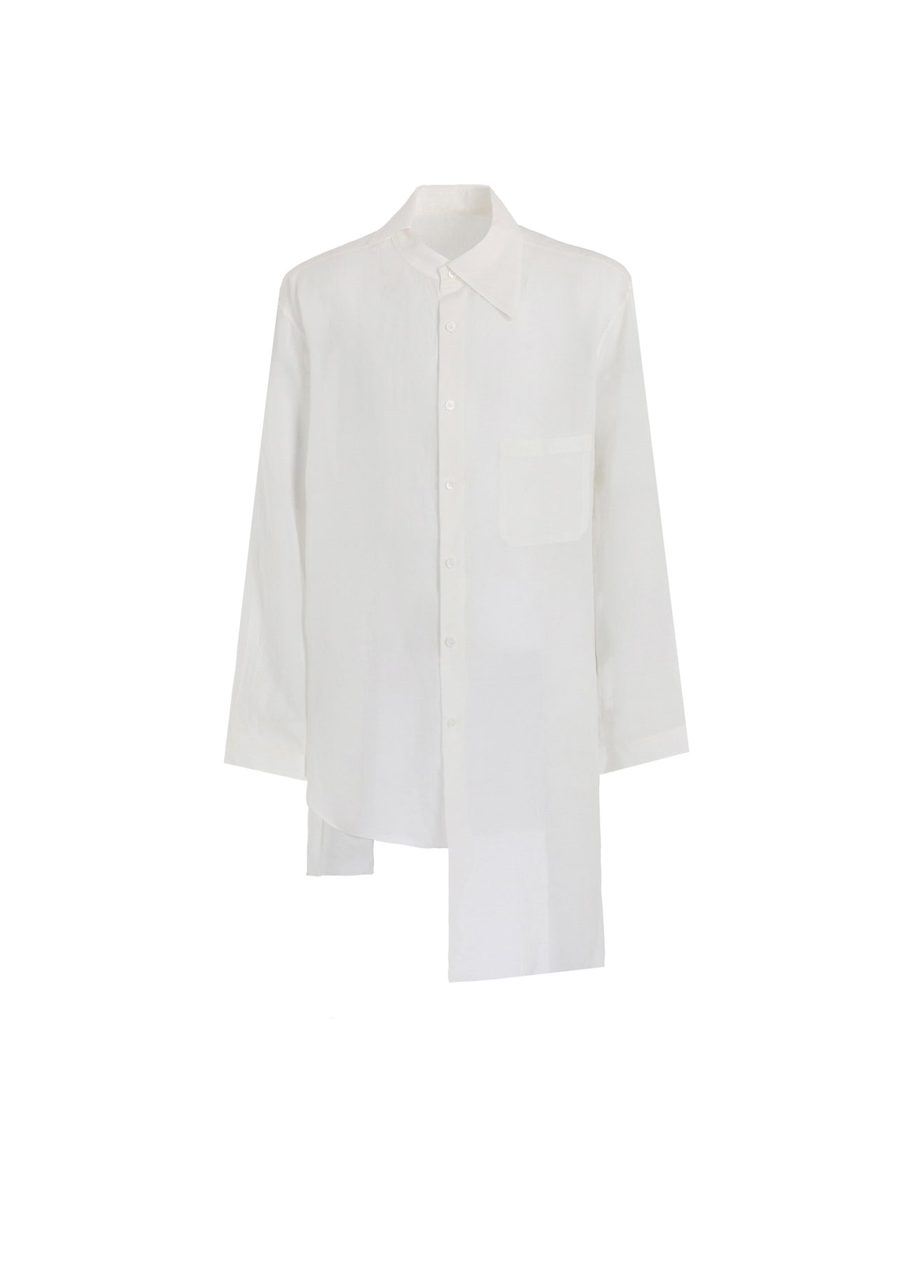 60 CELLULOSE LOAN UNBALANCED COLLAR BLOUSE