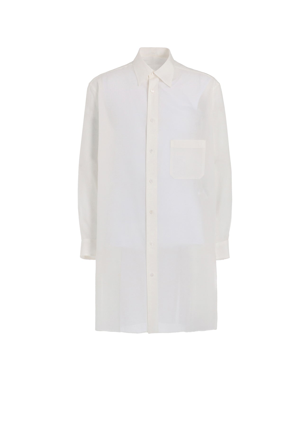 60 CELLULOSE LOAN BACK PANELED SLIT BLOUSE