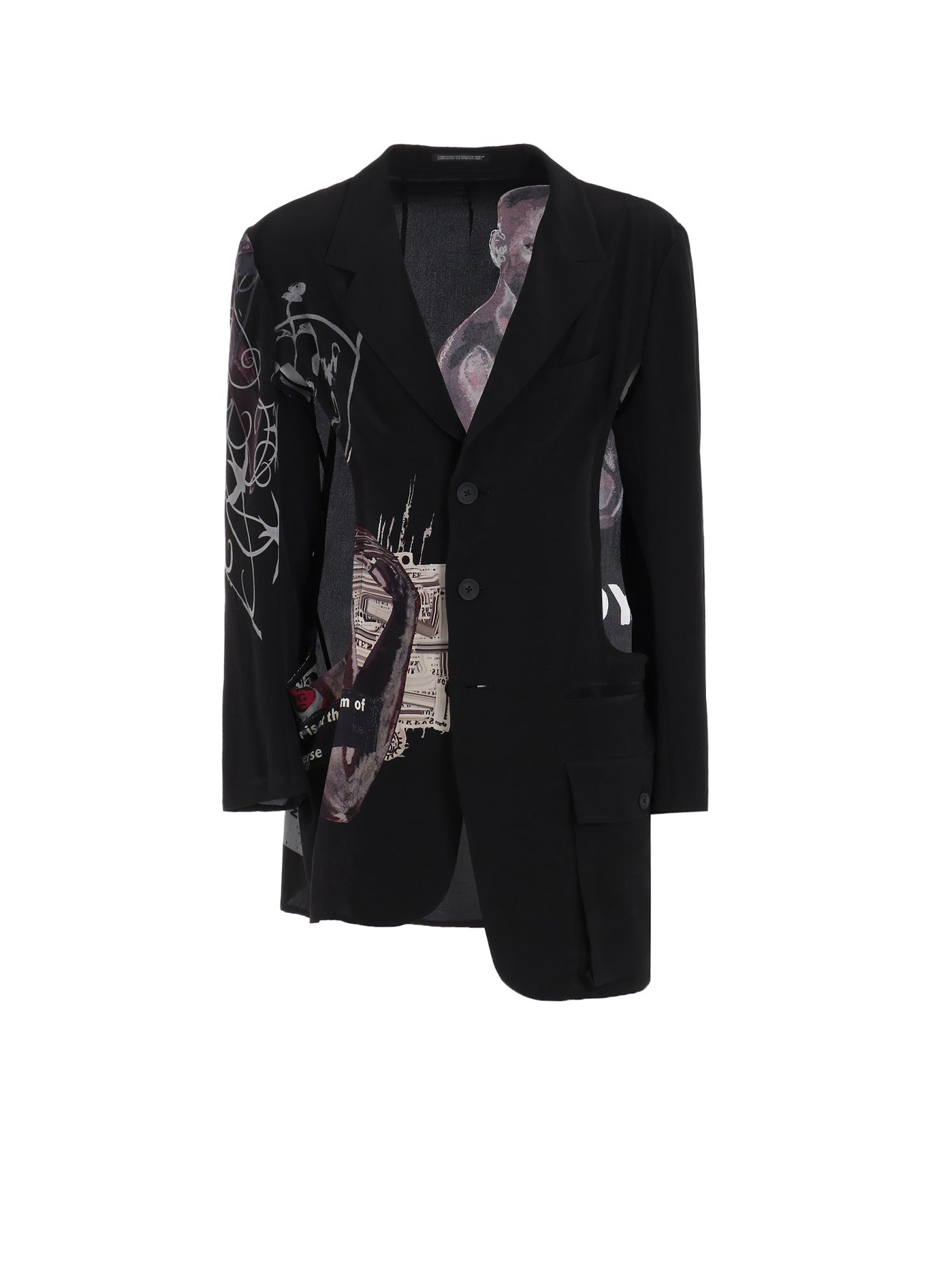 PORTRAIT BACK PRINT JACKET