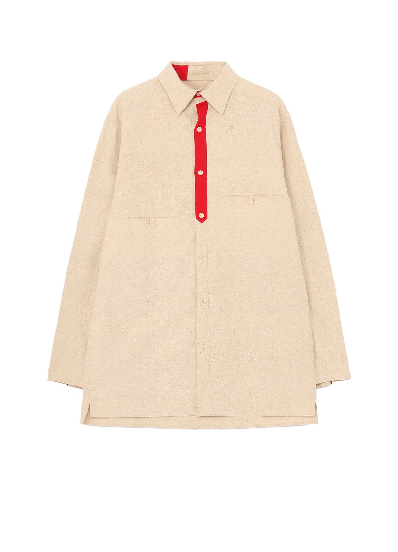 【PIECE UNIQUE/AOYAMA】INDIA SILK CHEST PANEL BLOUSE