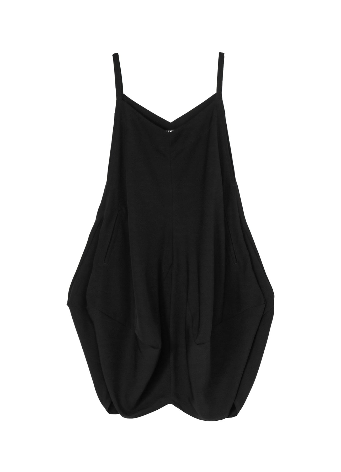 DOUBLE SATIN SQUARED HEM DRESS