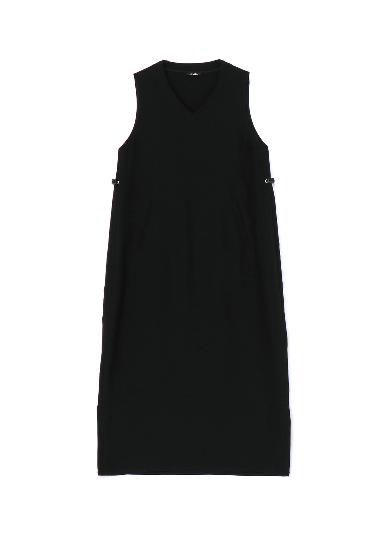 DOUBLE SATIN SIDE GATHERS DRESS
