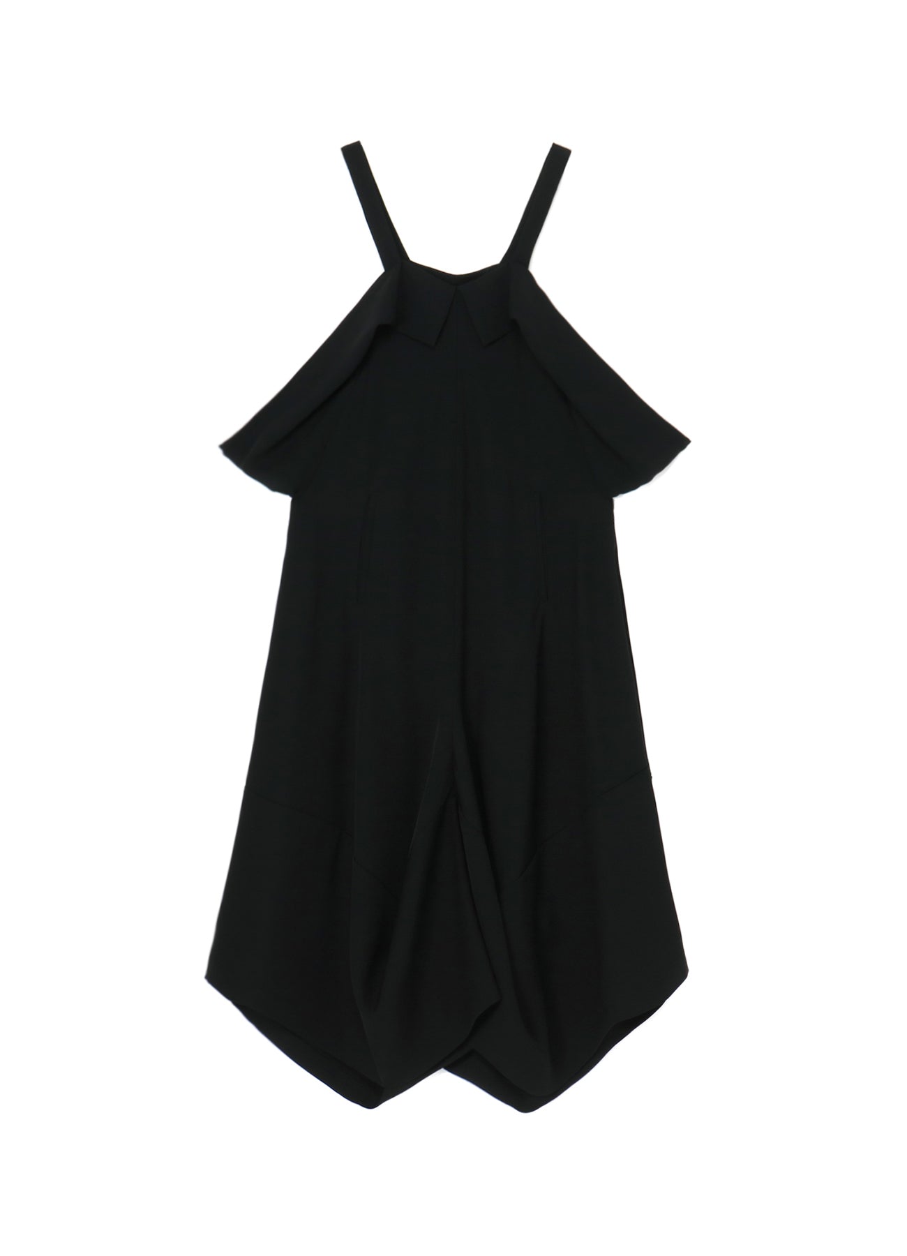 DOUBLE SATIN SHOULDER STRAP DRESS