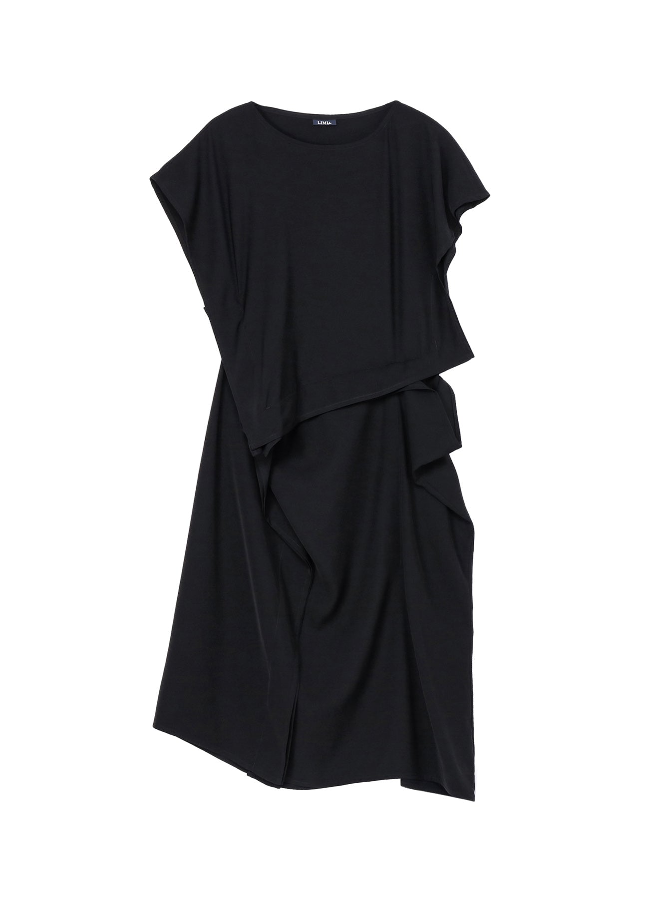 DOUBLE SATIN SQUARE PANNEL DRESS