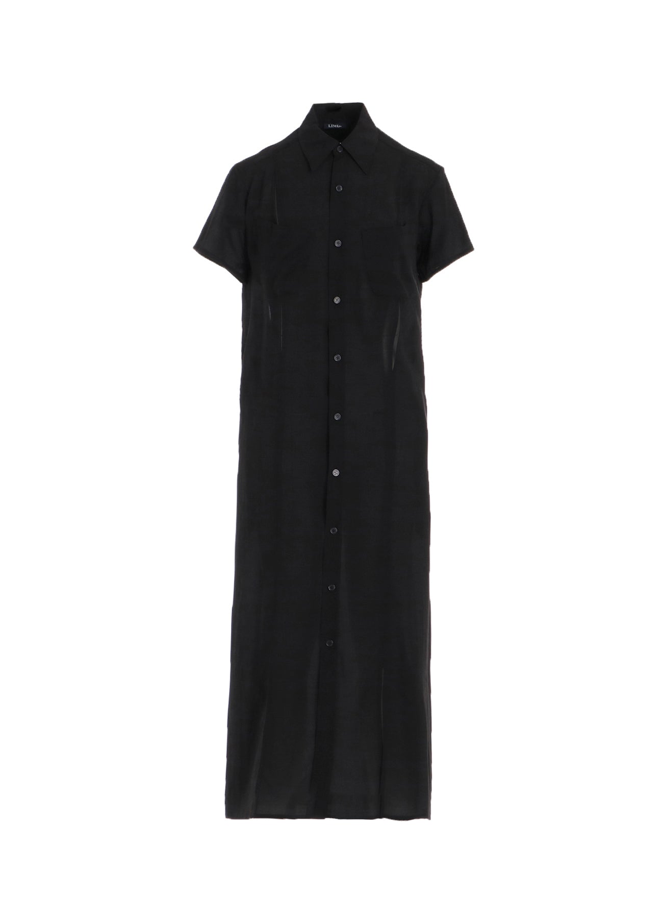 SOFT LAWN HALF SLEEVE SLIT DRESS