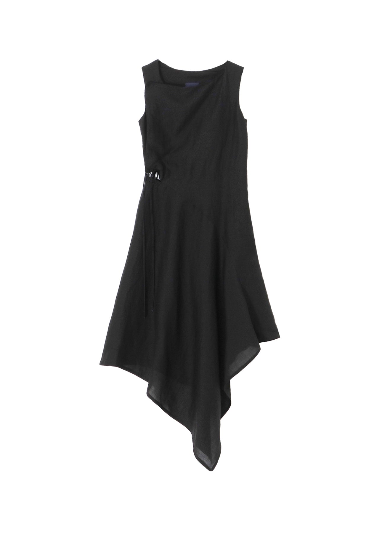 CLEAR LAWN WAIST LAVE-UP DRESS