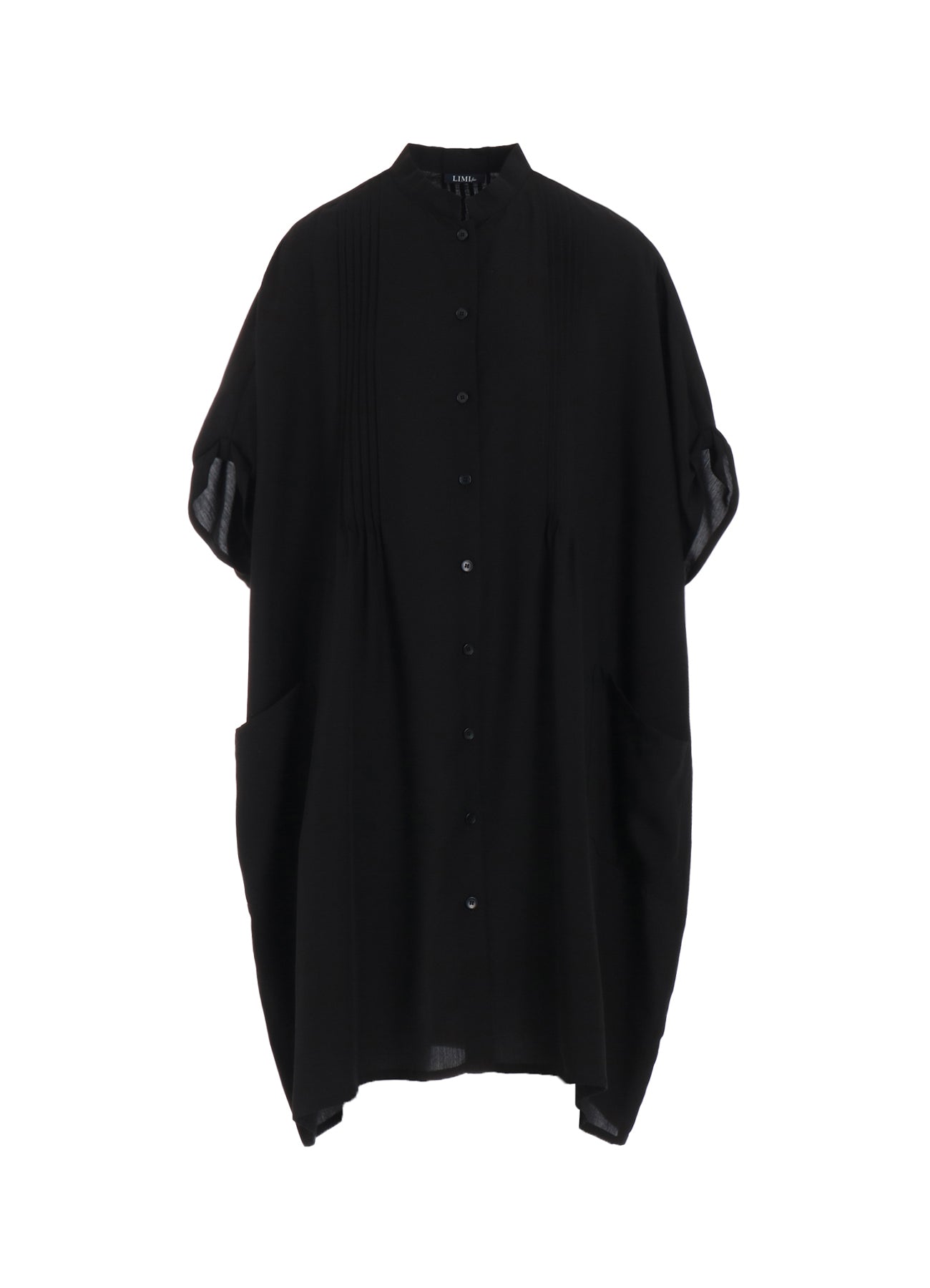 POPLIN PINTUCK DRESS