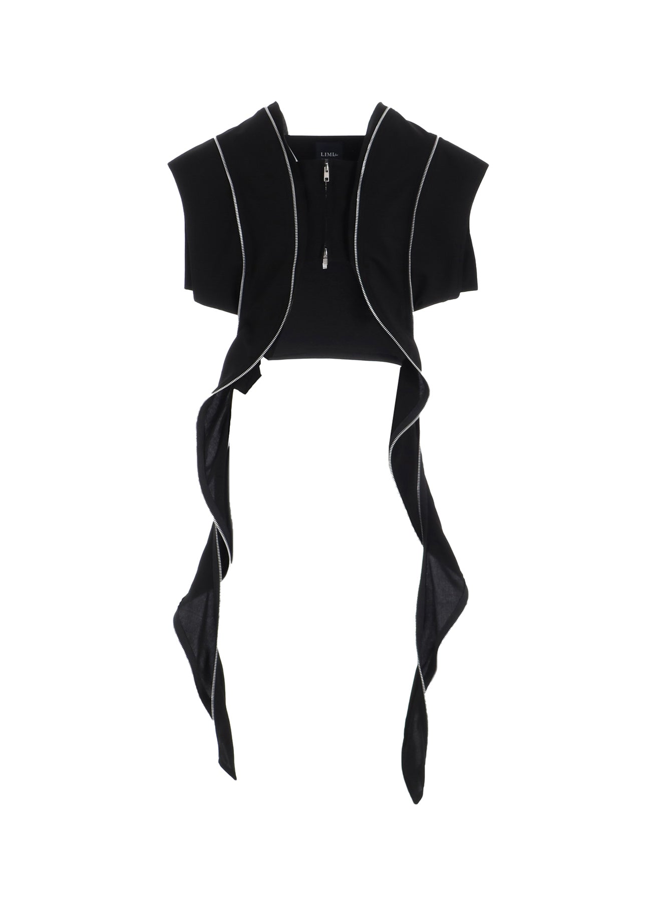 HARD TWIST GABARDINE SPIRAL ZIP JACKET