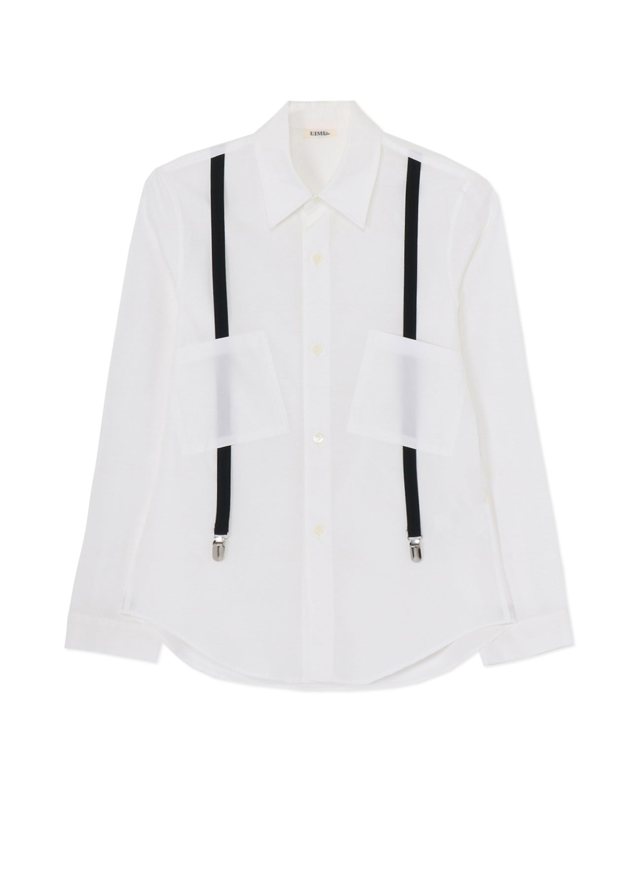 100/2 BROAD COTTON SHIRT WITH SUSPENDERS