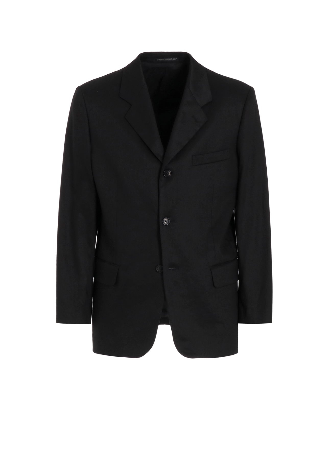 LINEN COTTON TWILL JACKET WITH 3-BUTTON