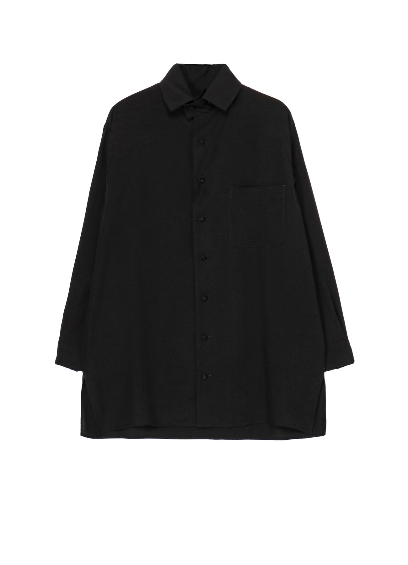 CELLULOSE LAWN KNOT BUTTONS SHIRT