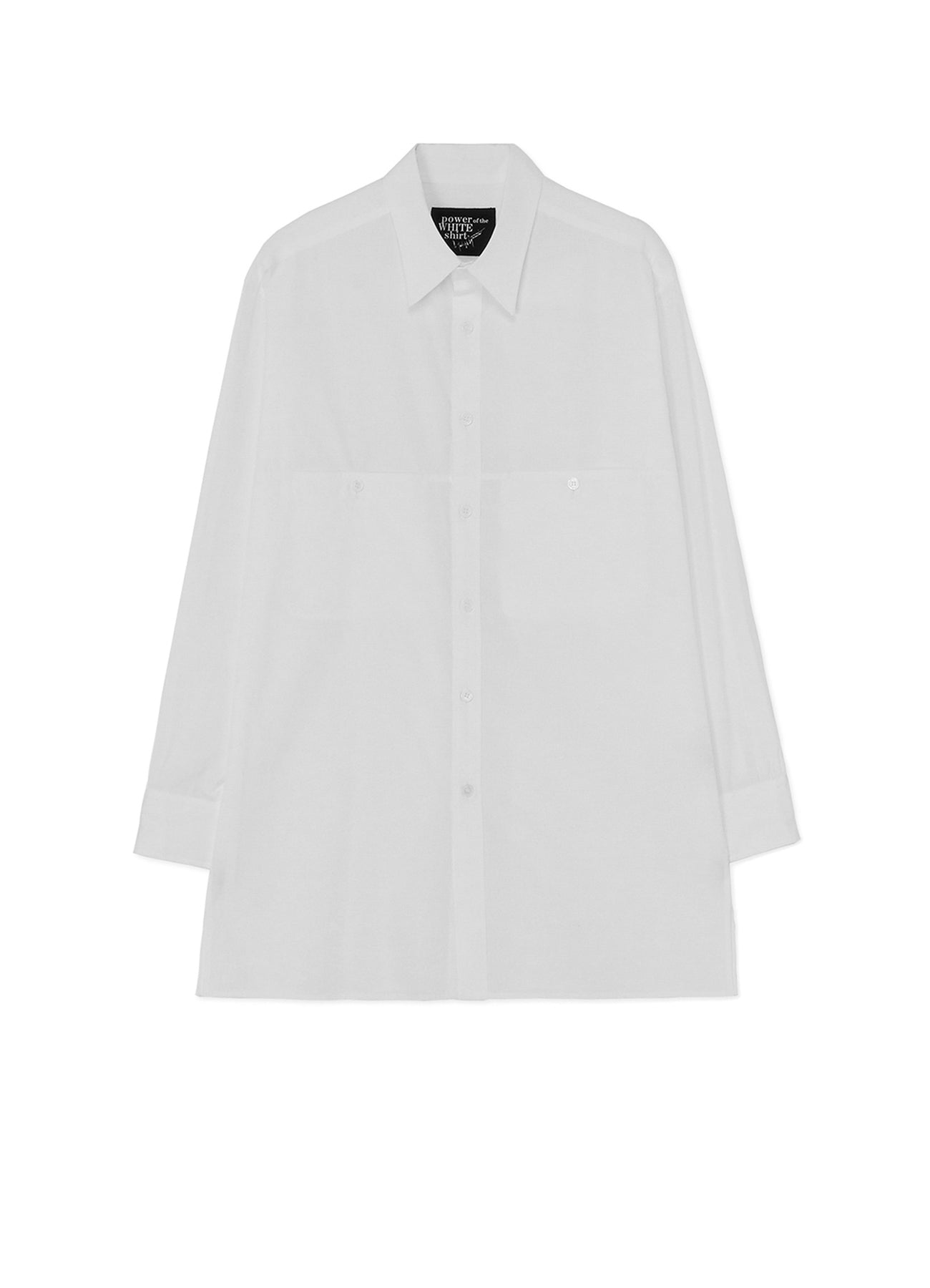 100/2 COTTON BROADCLOTH PATCH POCKET BLOUSE