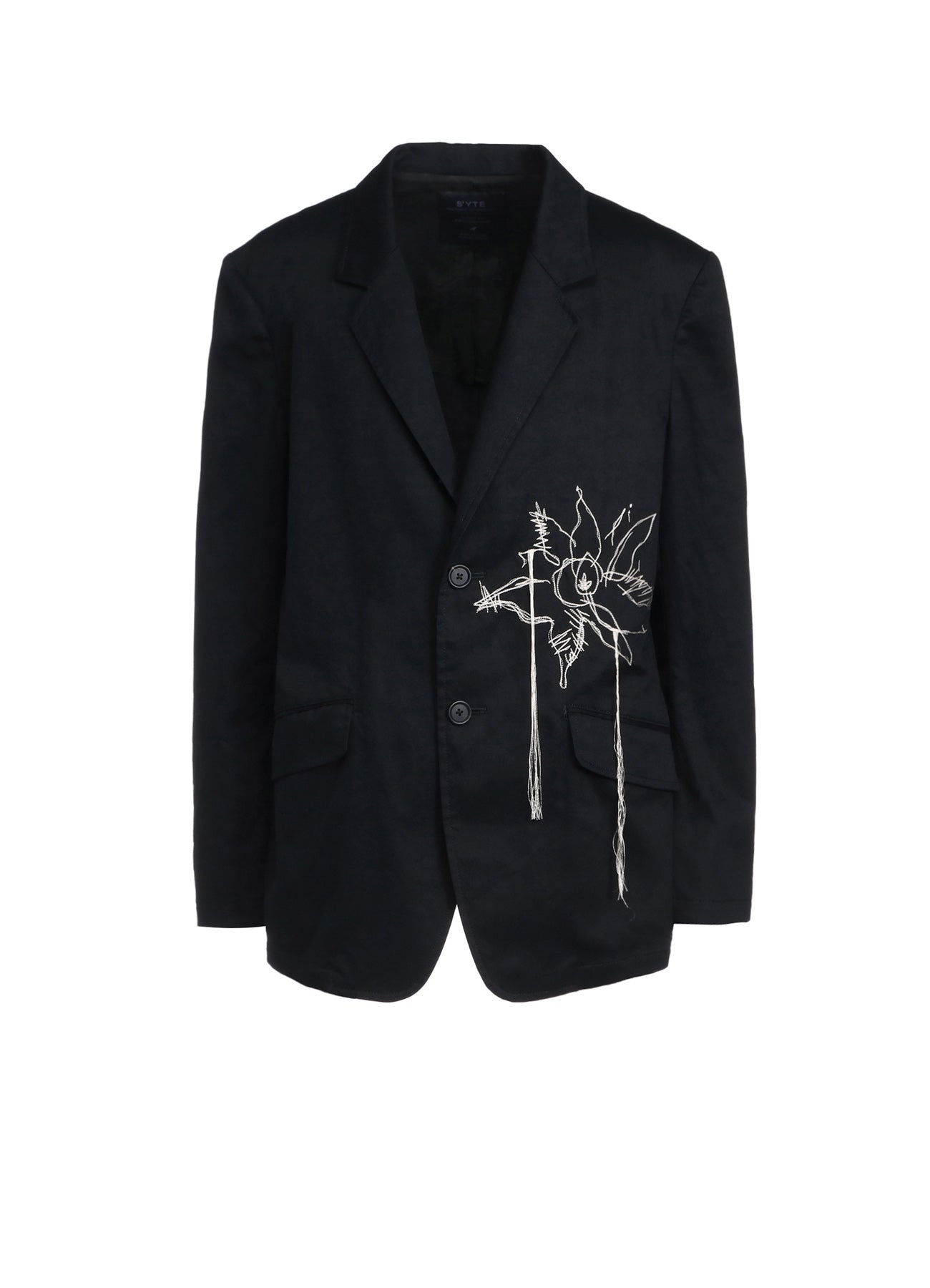 COTTON TWILL QUEEN OF THE NIGHT EMBROIDERY JACKET