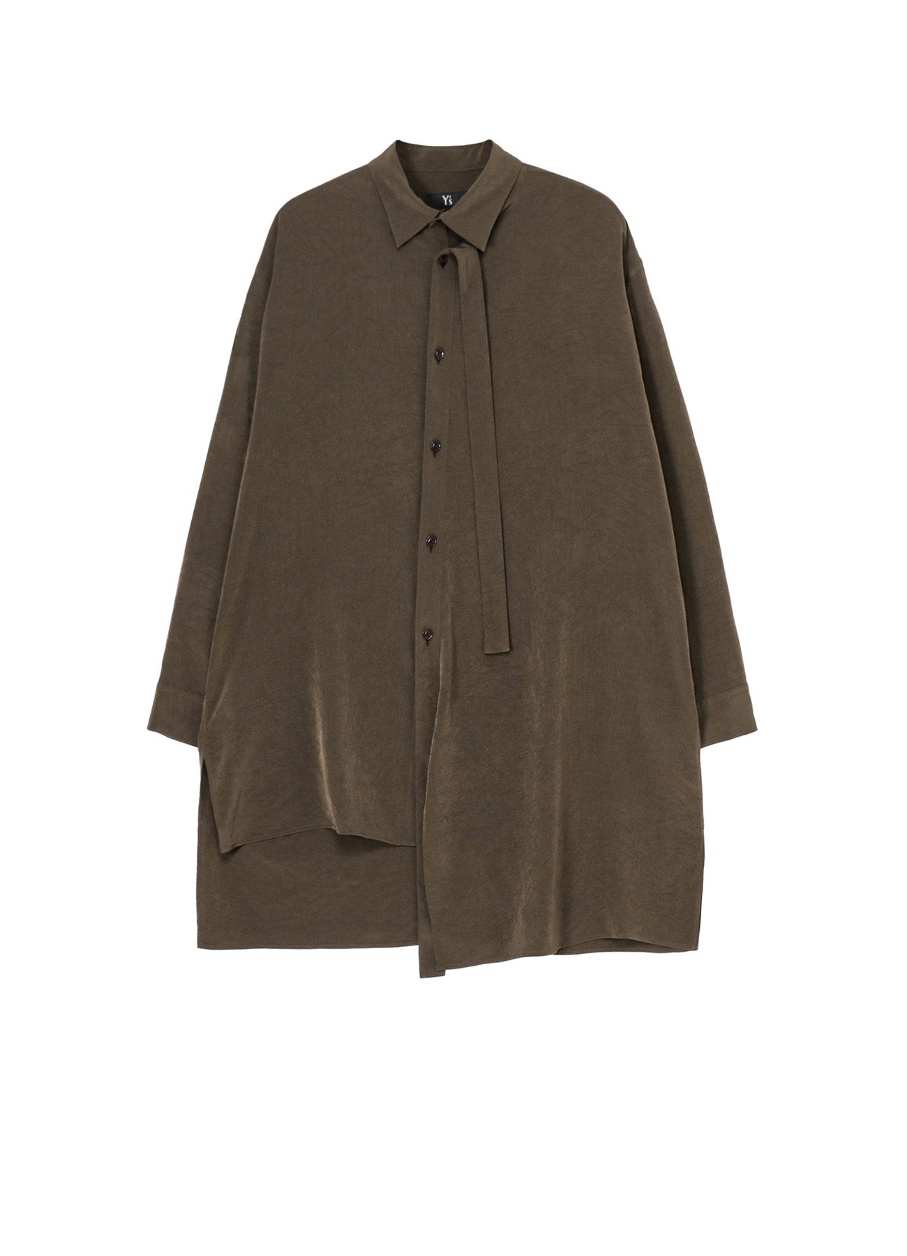 CREPE de CHINE FRONT PLACKET BLOUSE