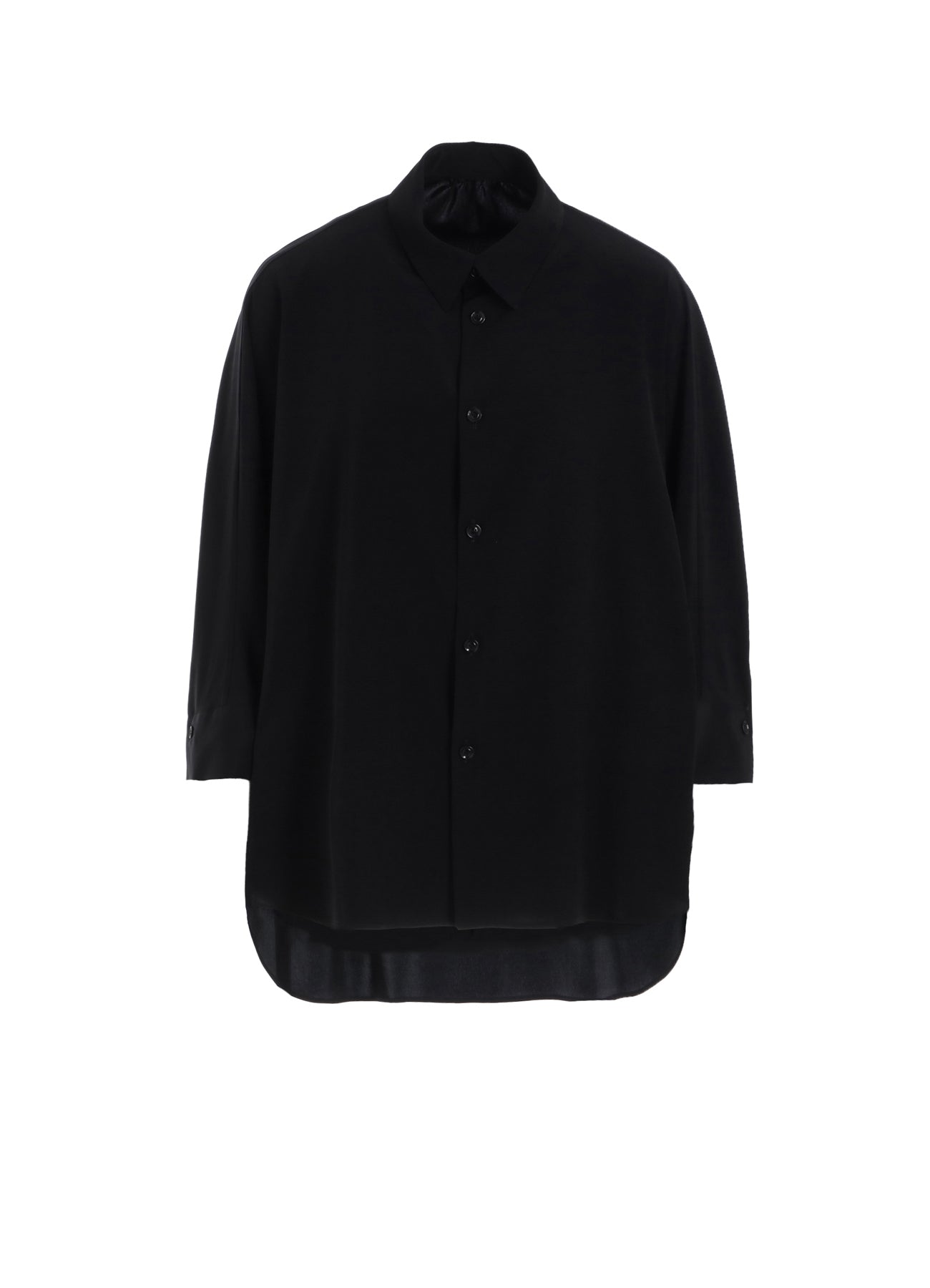 CREPE de CHINE HALF SLEEVE CAPE BLOUSE
