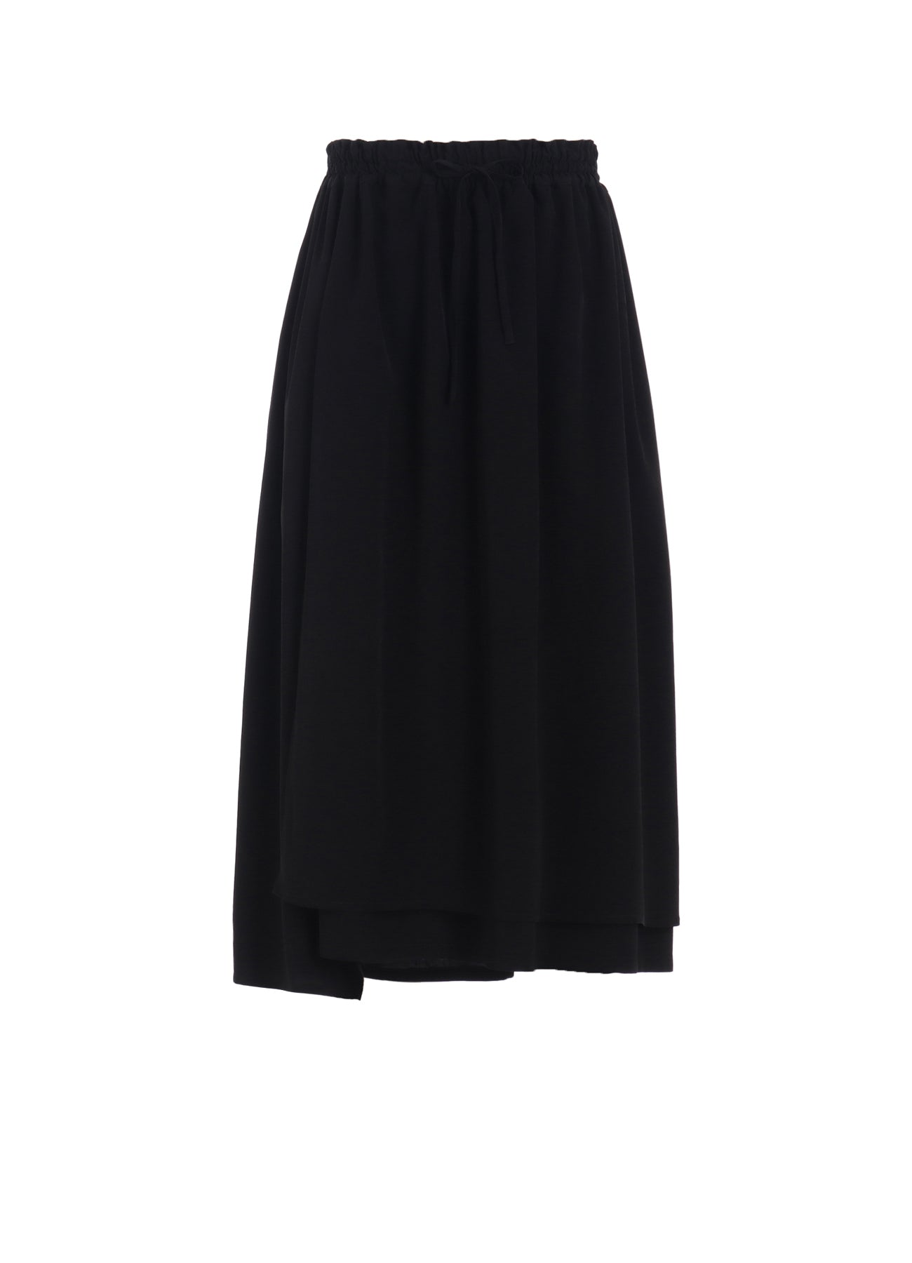 CREPE de CHINE DOUBLE GATHER SKIRT